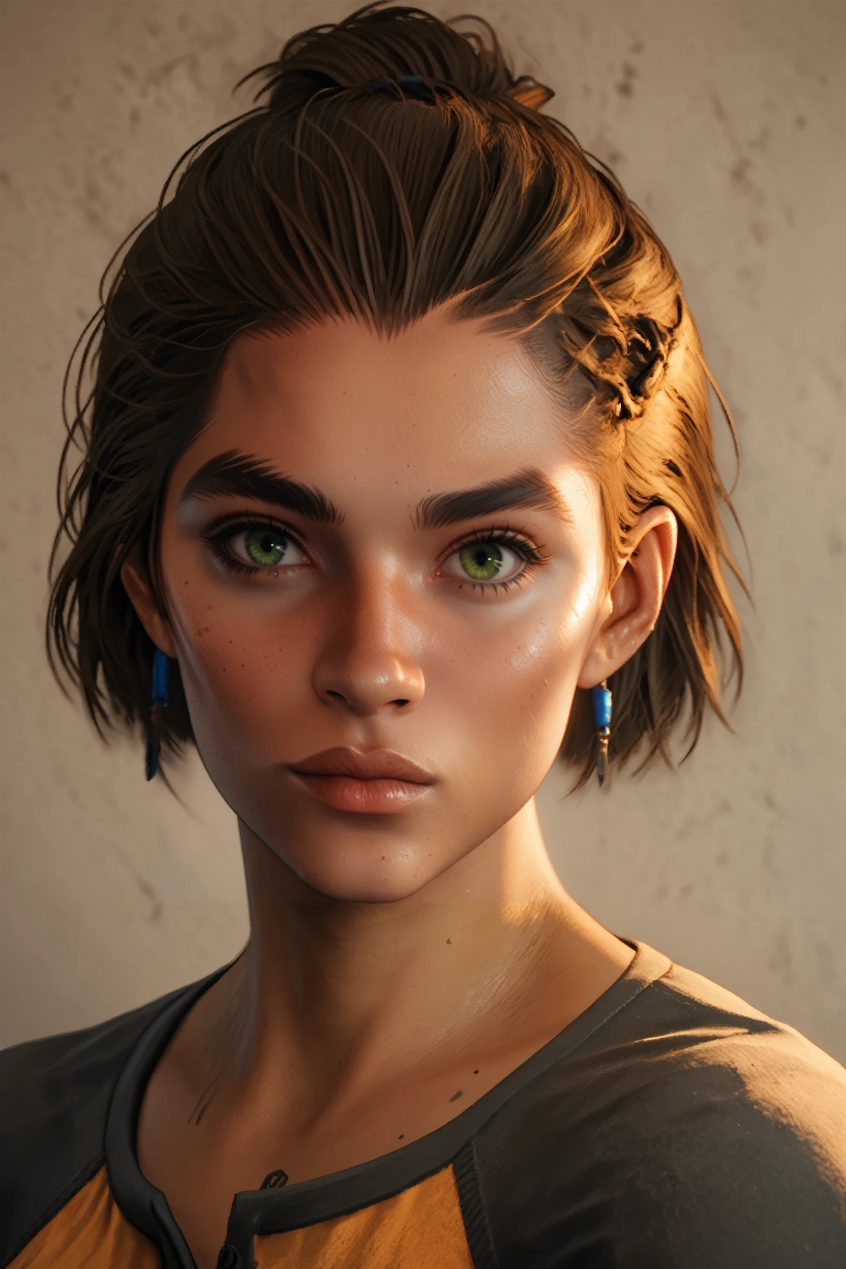 score_9, score_8_up, score_7_up,
<lora:FC6Dani:1.0>
FC6Dani, 1girl, brown hair, green eyes, short hair, looking at viewer, portrait