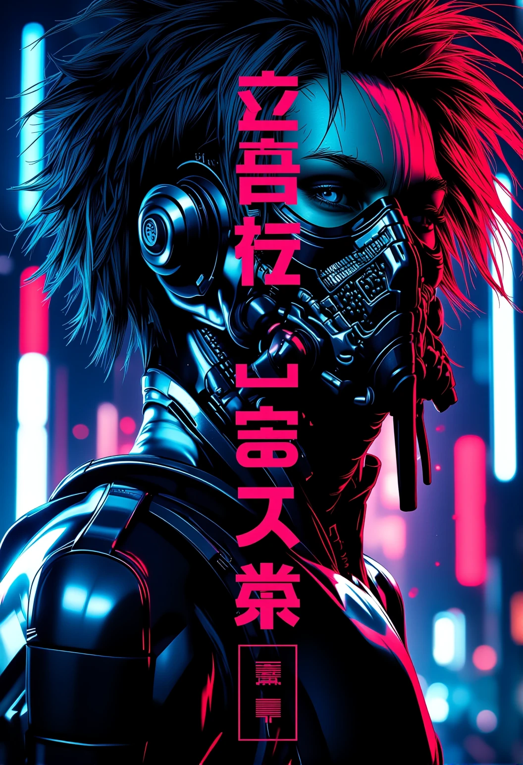 In the style of surrealism, a stunning young woman, (with the text "Neon Art Style" prominently displayed in the center of the image in cyberpunk font:1.5 )., <lora:bv-neoartsty.safetensors:1.0:1.0>