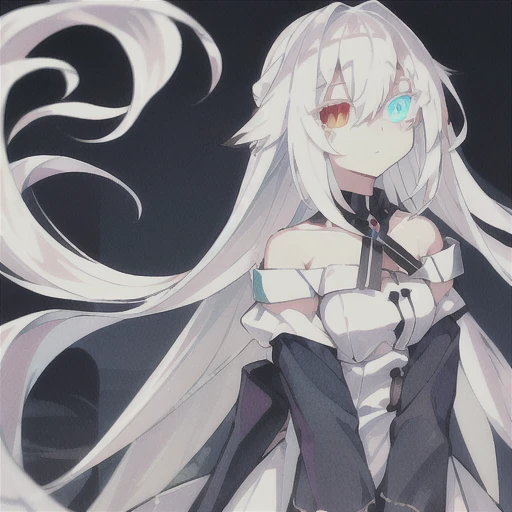 <lora:ciel_20241019074507:1>,ciel,1girl,white hair,very long hair,heterochromatic,