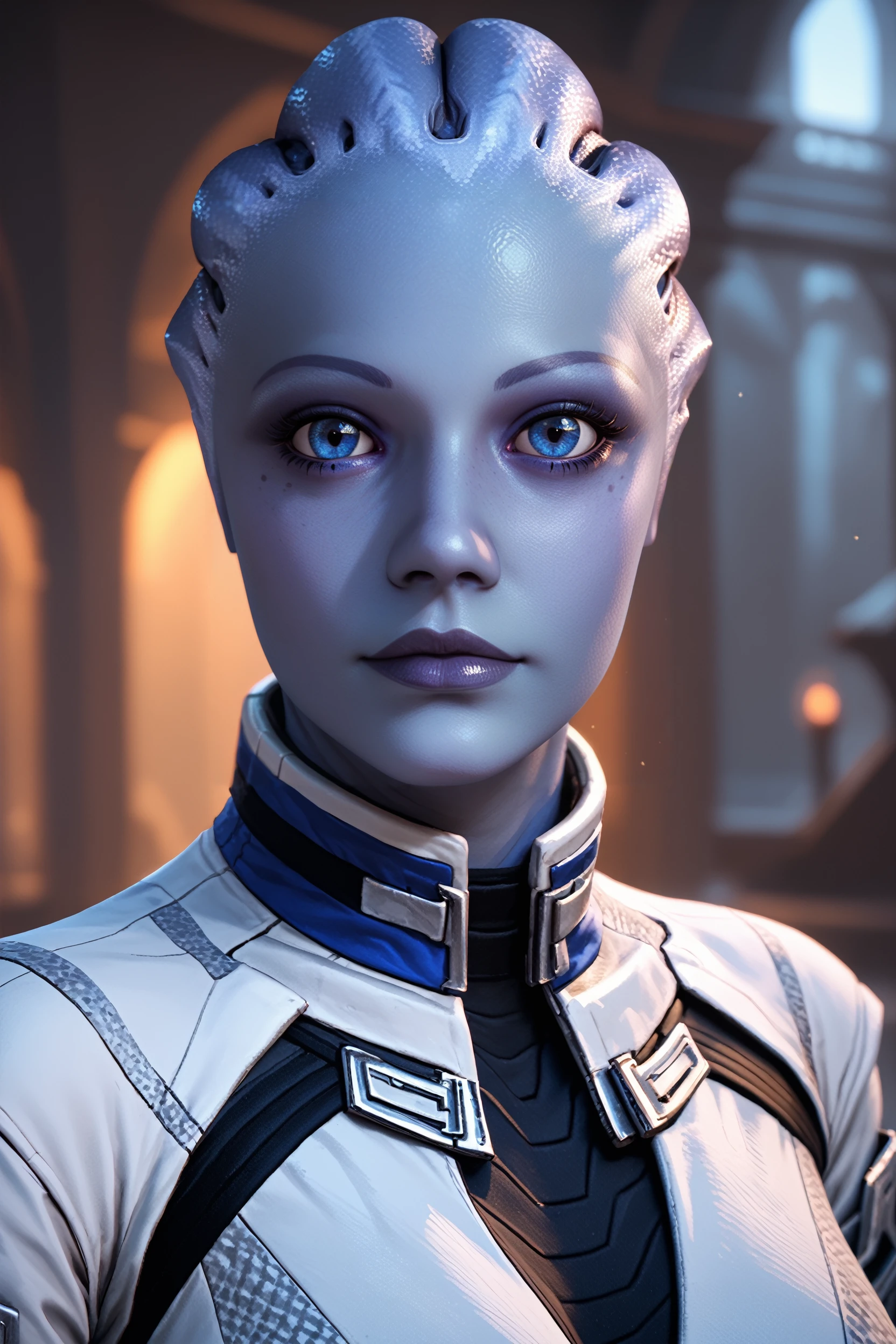 score_9, score_8_up, score_7_up,
<lora:MELiara:0.8>
MELiara, 1girl, blue skin, blue eyes, alien, looking at viewer, portrait