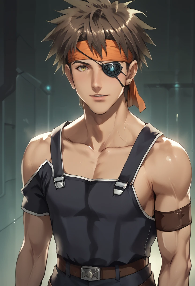 source_anime, score_9, score_8_up, score_7_up, (masterpiece:1.2), (best quality:1.3), front view, looking at viewer, <lora:Irvine_ZOIDS:0.8> irvine_ zoids, 1boy, brown hair, headband, one eyepatch, overalls, beside giant mech wolf <lora:Mech Robots XL:0.55> mechcd_xl <lora:Anime Style (Vauxz) PONY:0.8>, <lora:Ayuli2424PDXL32v0.901tx1:0.55> a0b, in The Whispering Wood background, low-key lighting, lo-fi, glow, dynamic cinematic lighting, ray_tracing, global illumination