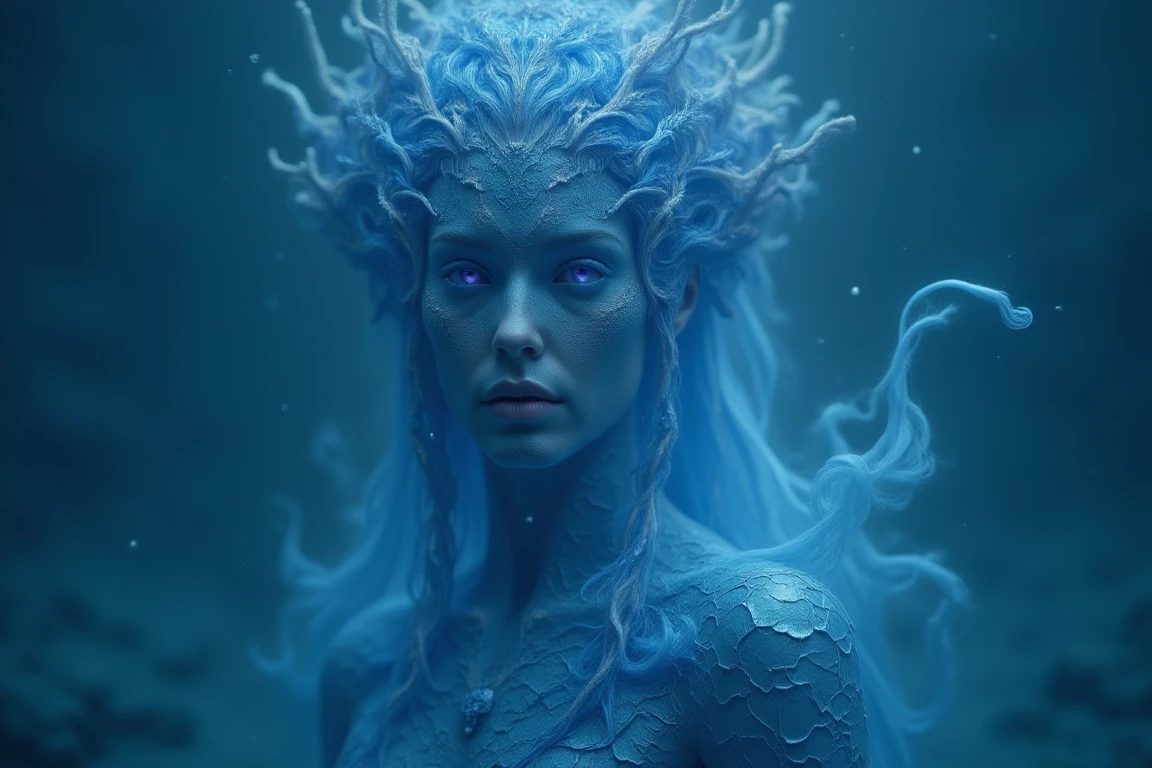 A water spirit is an unpleasant-looking water spirit that lives in whirlpools and watermills. high resolution, hyperrealism, raw ultraHDR, 32k. masterpiece, Best quality, (чрезвычайно подробные обои CG Unity 8k), (Best quality), (best illustration), (best shadow), absurdity, realistic lighting, (abyss), beautiful detailed glow, art by Peter MohrBacher,