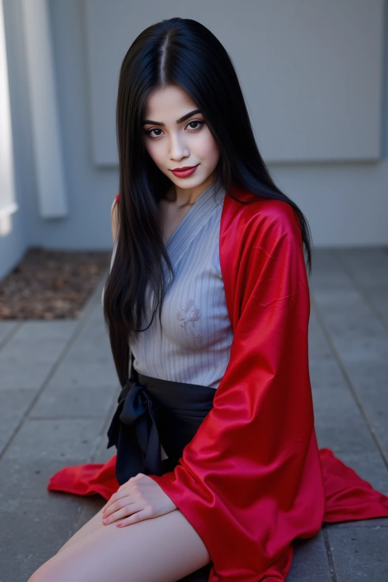 masterpiece, ultra realistc, (pink kimono), (pink eyes), pink eyes, seductive face, good lighting, low-cut, fine details, pink eyes, glowing eyes, 1girl, black hair, Nezuko Kamado, wisteria background, pink eyes, best quality, POV, whole body, wide hips, (4k photo:1.1) by (Jeremy Lipking:0.3), (Dittmann Anna:0.3), (Arian Mark:0.3), (Sharp focus:1.3), Perfect face, Great lightning, high detail, Instagram model pose, confident, fit girl, lean girl, L breasts:1.2, perfect anatomy, perfect symmetry:1.2, realistic, realistic face:1.2, perfect face, happy, highly detailed, and dramatic, cinematic lighting, bright scene, soft lights, hyperrealist, photorealistic, masterpiece, Cozy, next to fireplace, full body, seductive:1.5, hand in between her thighs,