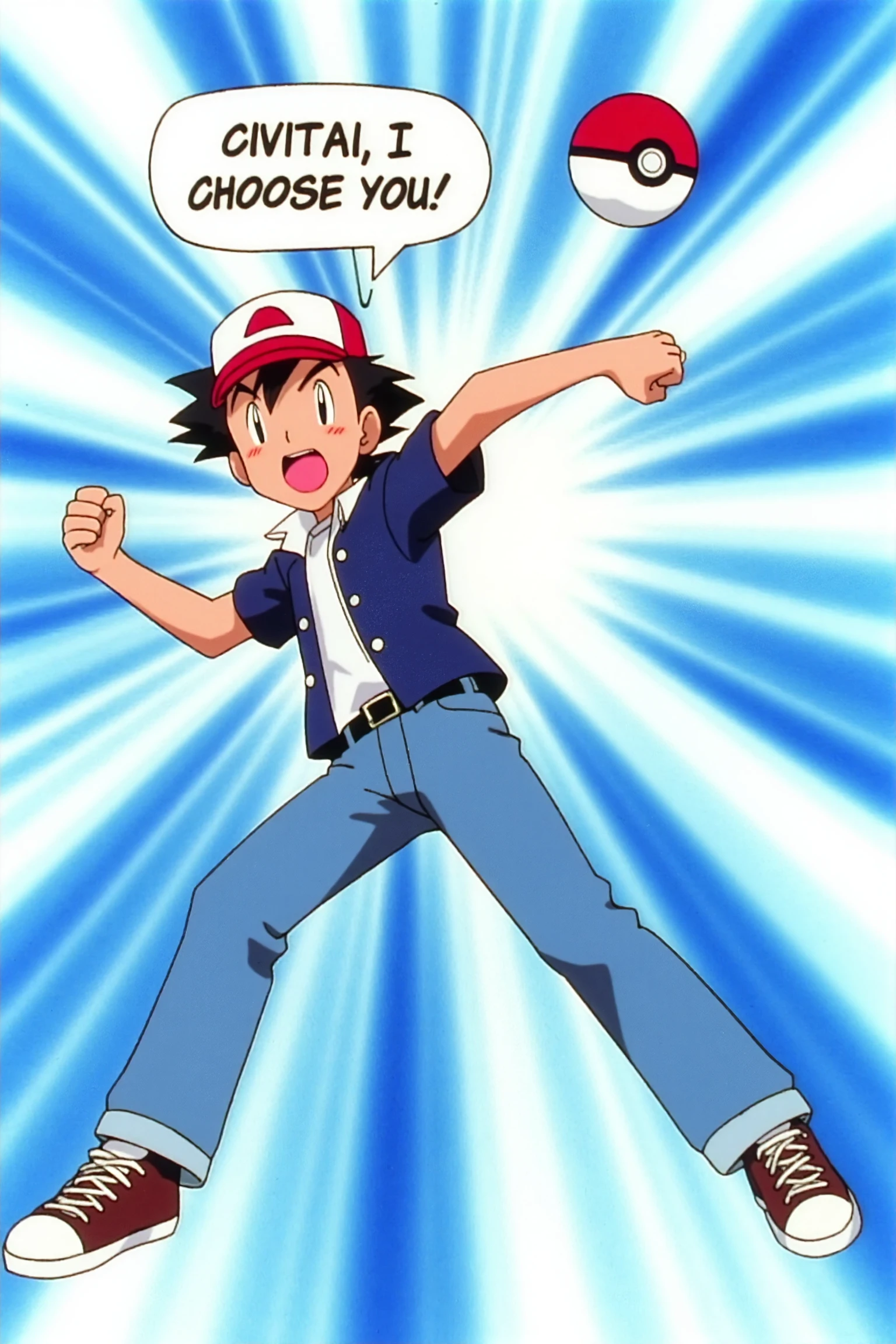 Pokemon anime style (1997) - Flux Lora v2.0