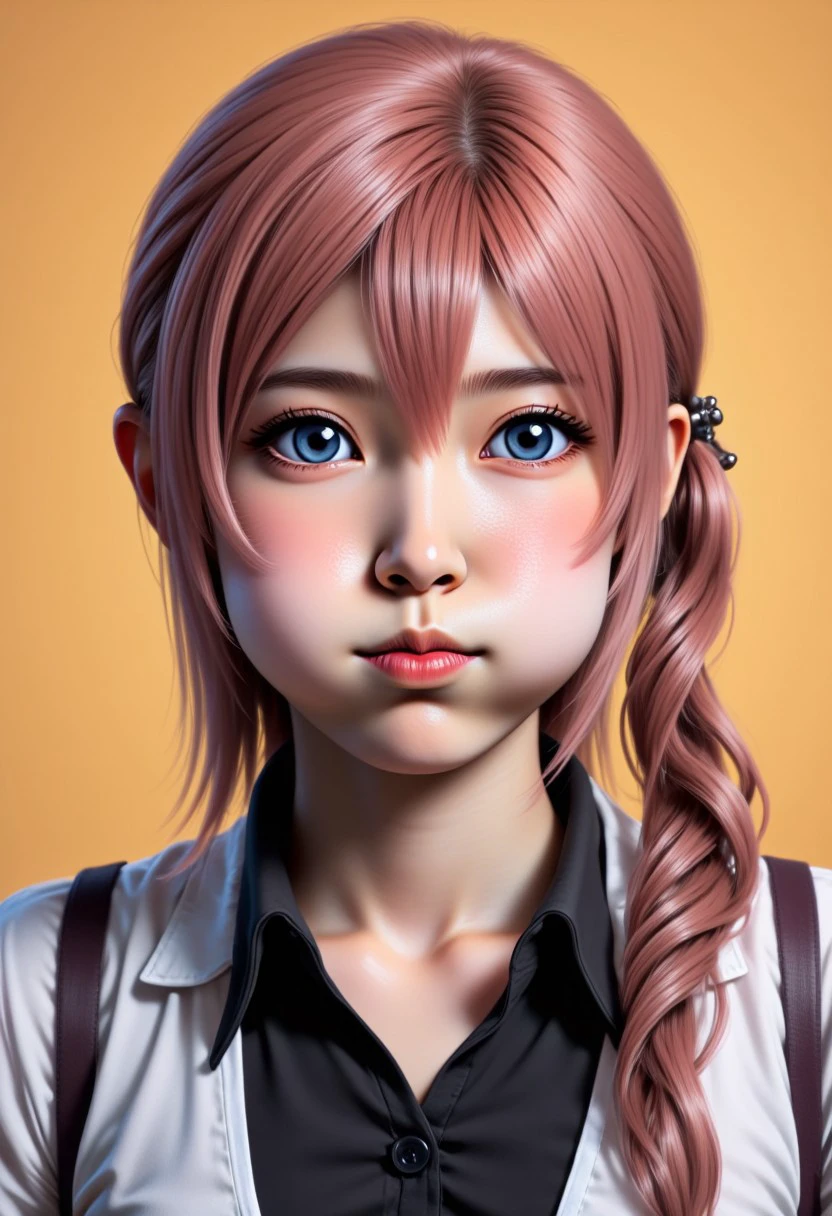 A real life photo of serah13 with puffedoutcheeks. Her cheeks are puffed out, round and full of air. Her lips are puckered.