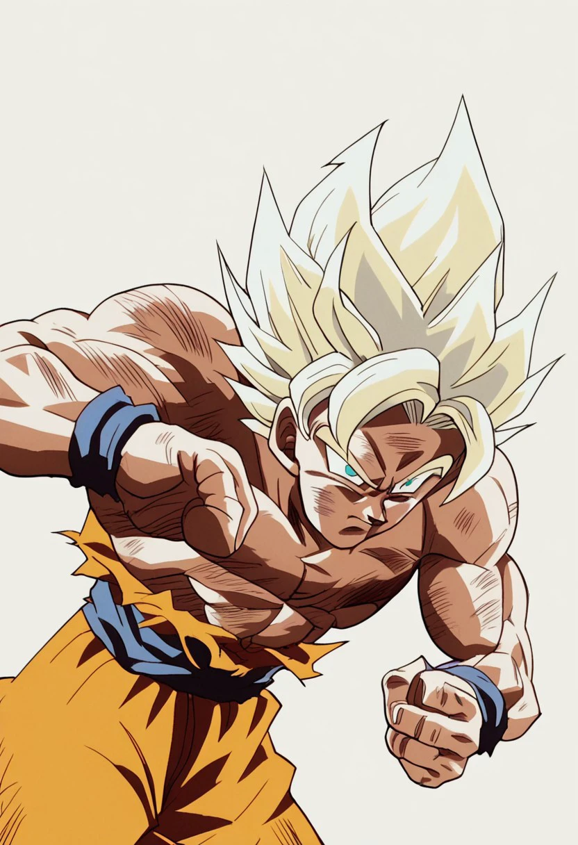 score_9,score_8_up,score_7_up,score_6_up,source anime, anime screencap,
Goku, 1boy, shirtless, dynamic pose