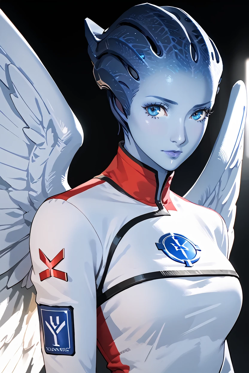 score_9, score_8_up, score_7_up,
<lora:MEALexi:0.8>
MEALexi, 1girl, blue skin, blue eyes, alien, looking at viewer, low light, dramatic lighting, darkness, wings, angel wings on back