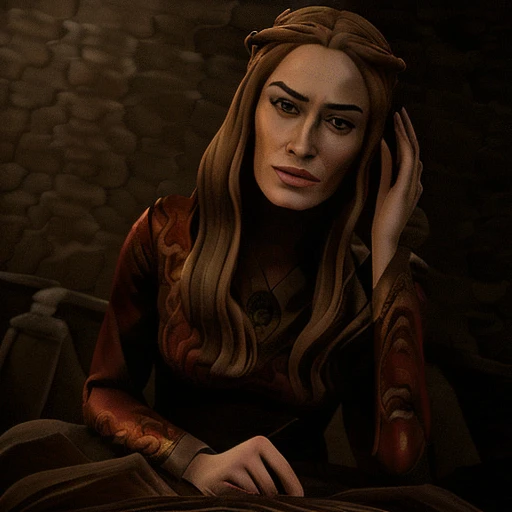 Cersei Lannister, 3D, Dressed