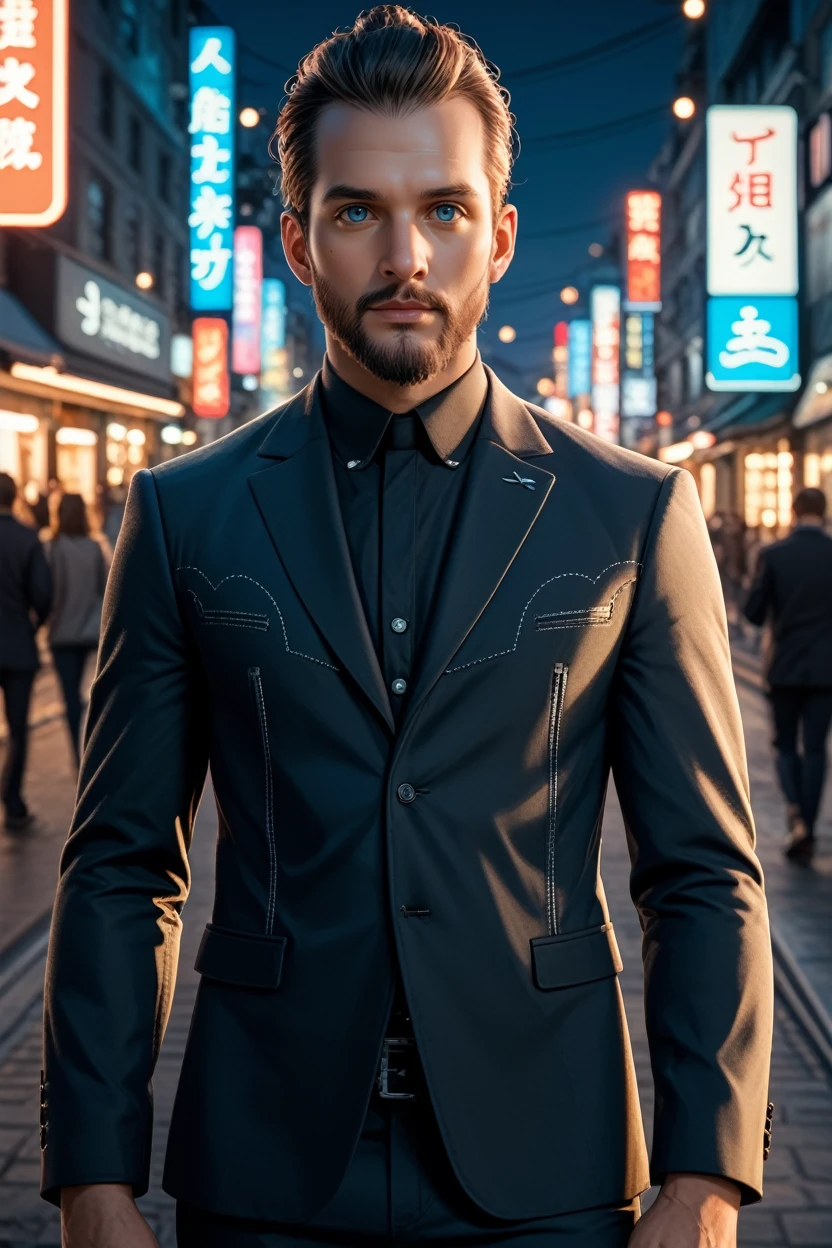 score_9, score_8_up, score_7_up,
<lora:FC5Joseph:0.8>
FC5Joseph, 1boy, brown hair, blue eyes, facial hair, looking at viewer, in a sleek modern suit striking a pose in front of a neon-lit Tokyo street