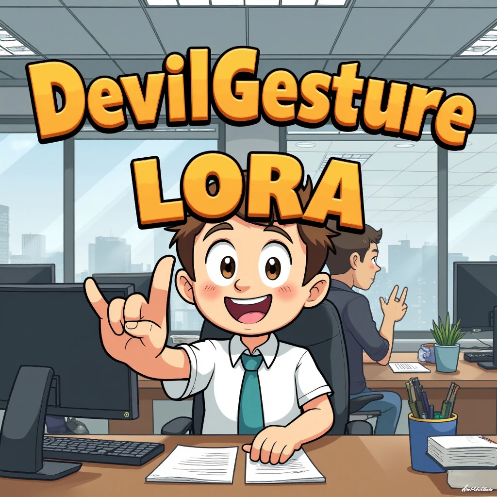 Devil Gesture Flux.Dev LoRA v1.0