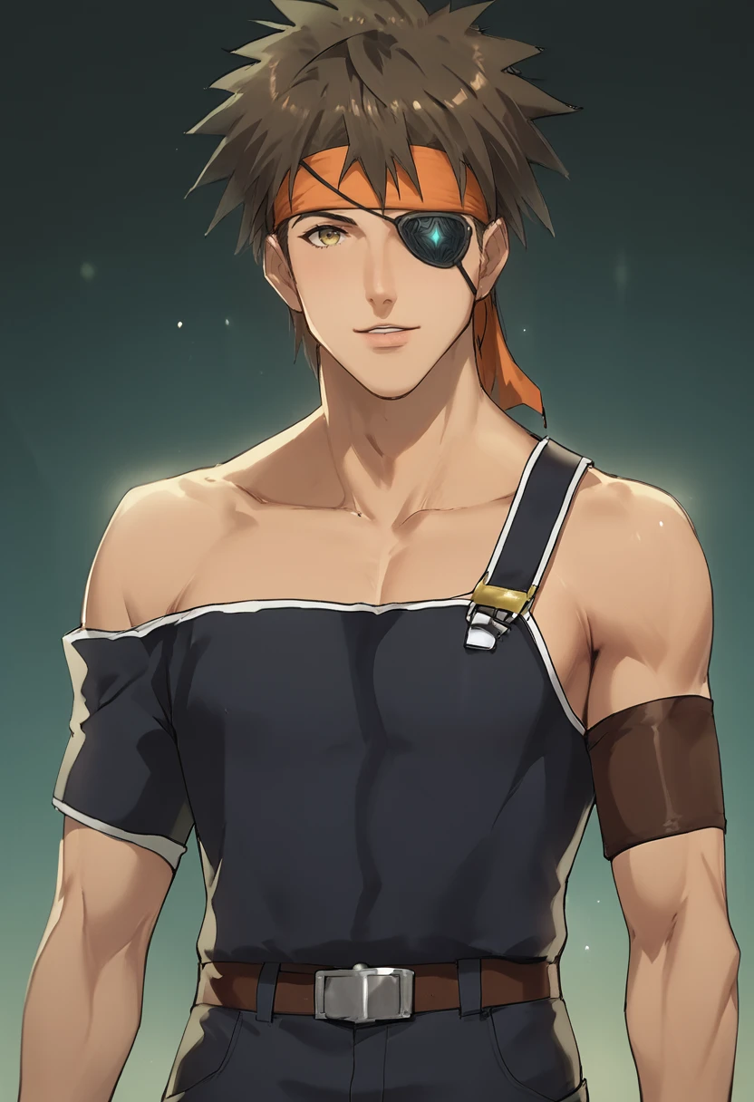 source_anime, score_9, score_8_up, score_7_up, (masterpiece:1.2), (best quality:1.3), view from behind, looking at viewer, <lora:Irvine_ZOIDS:0.8> irvine_ zoids, 1boy, brown hair, headband, one eyepatch, overalls <lora:Anime Style (Vauxz) PONY:0.8>, <lora:Ayuli2424PDXL32v0.901tx1:0.55> a0b, in The Haunted Marsh background, low-key lighting, lo-fi, glow, dynamic cinematic lighting, ray_tracing, global illumination