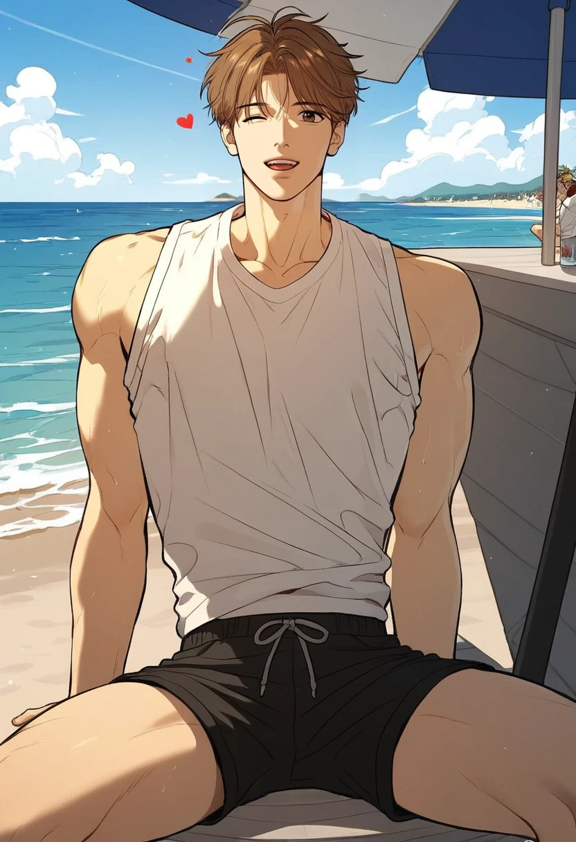 Anime guys shirtless