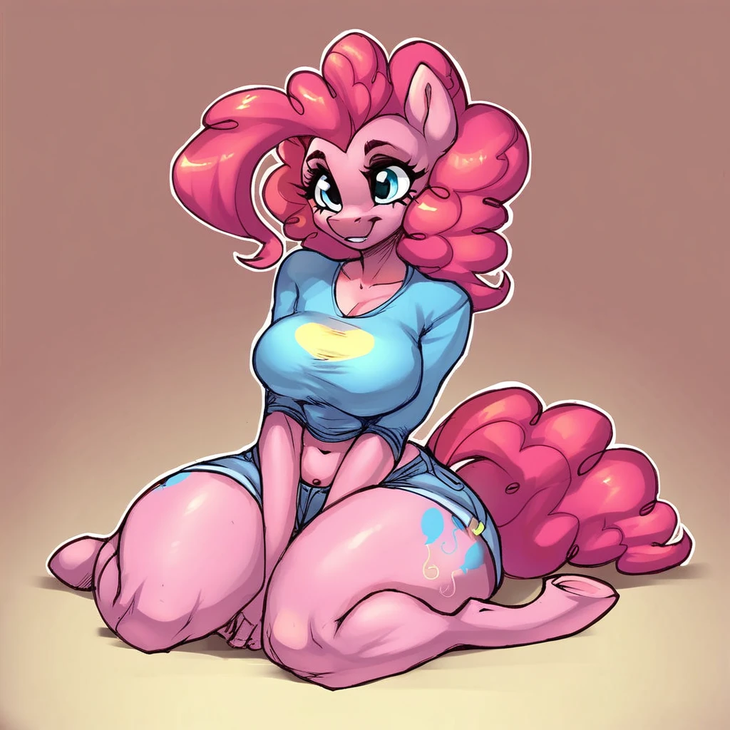 ((anthro pony pinkie pie)), score_9, score_8_up, dream prompt:score_9, female beautiful, detailed cute face, blushing, topless, exposed breasts and nipples, huge breasts, huge nipples, laying down, towel, beach, ((pov)), hyper areola, hyper nipples, milf, curious expression, sunbathing, tan lines, blue bikini, detailed nipples, detailed areola, huge areola