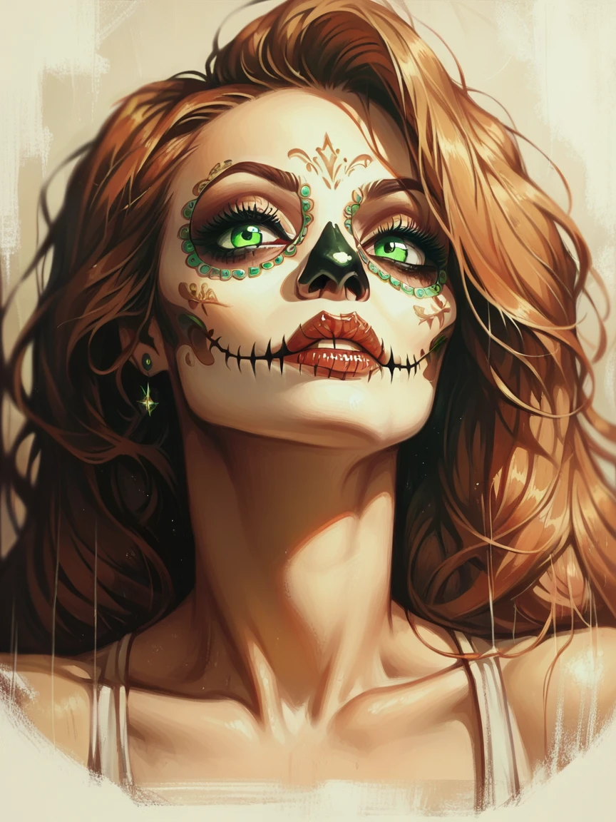 score_9, score_8_up, score_7_up, score_6_up, score_5_up,  <lora:CalaveraPXLP:0.8> calavera, 1girl, looking at viewer, green eyes, portrait, close-up,