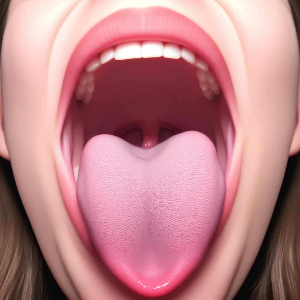 womans mouth pony