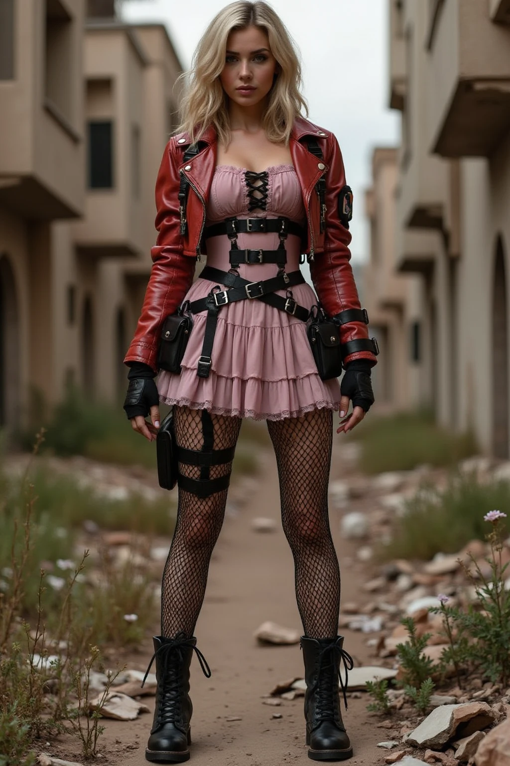 Pink Goth Dress