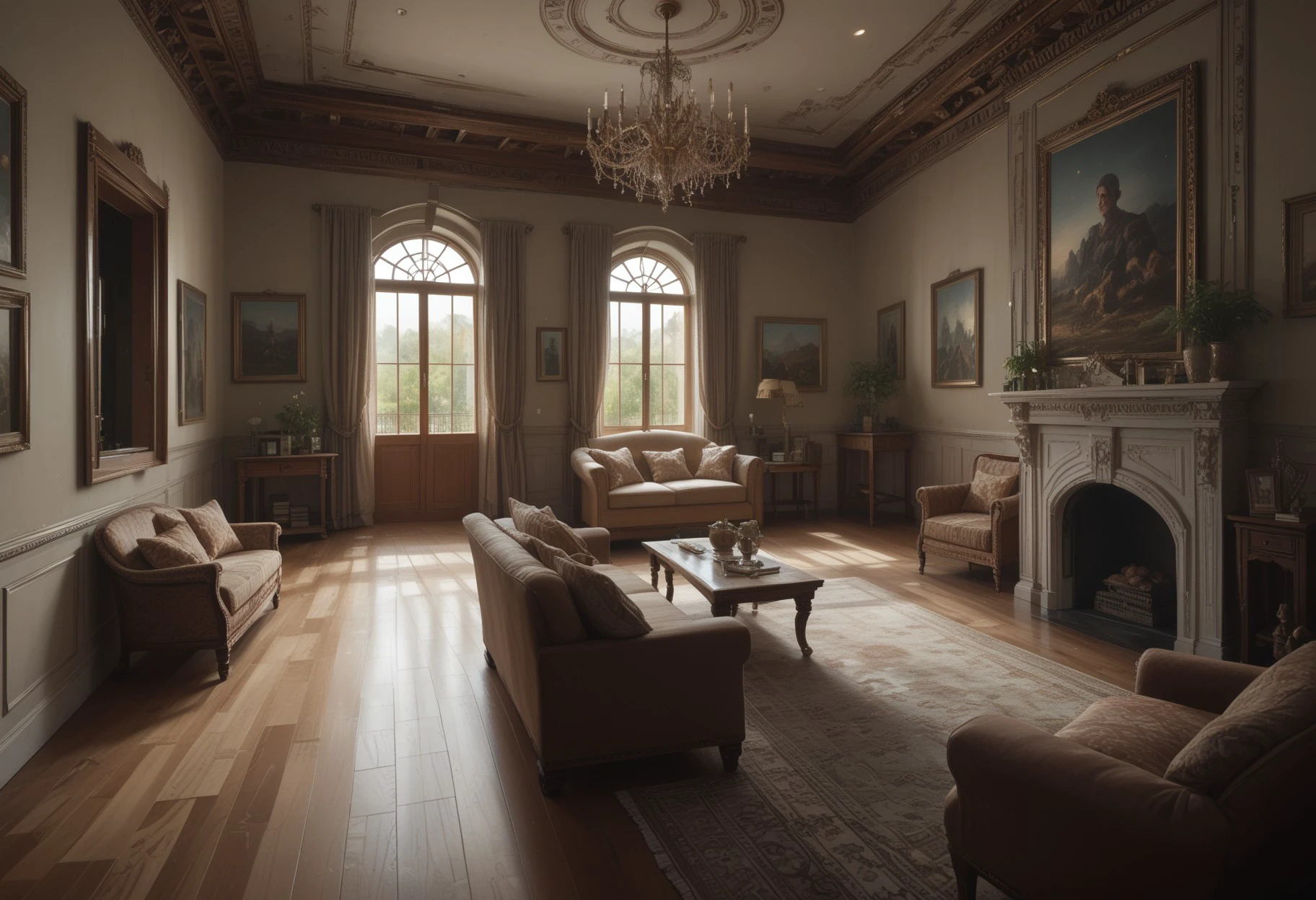 medmansion, living room, indoors, scenery, no humans, window, (night), clutter, detailed background, (dynamic angle), score_9, score_8_up, score_7_up, score_6_up, <lora:Medmansion-10:0.85>