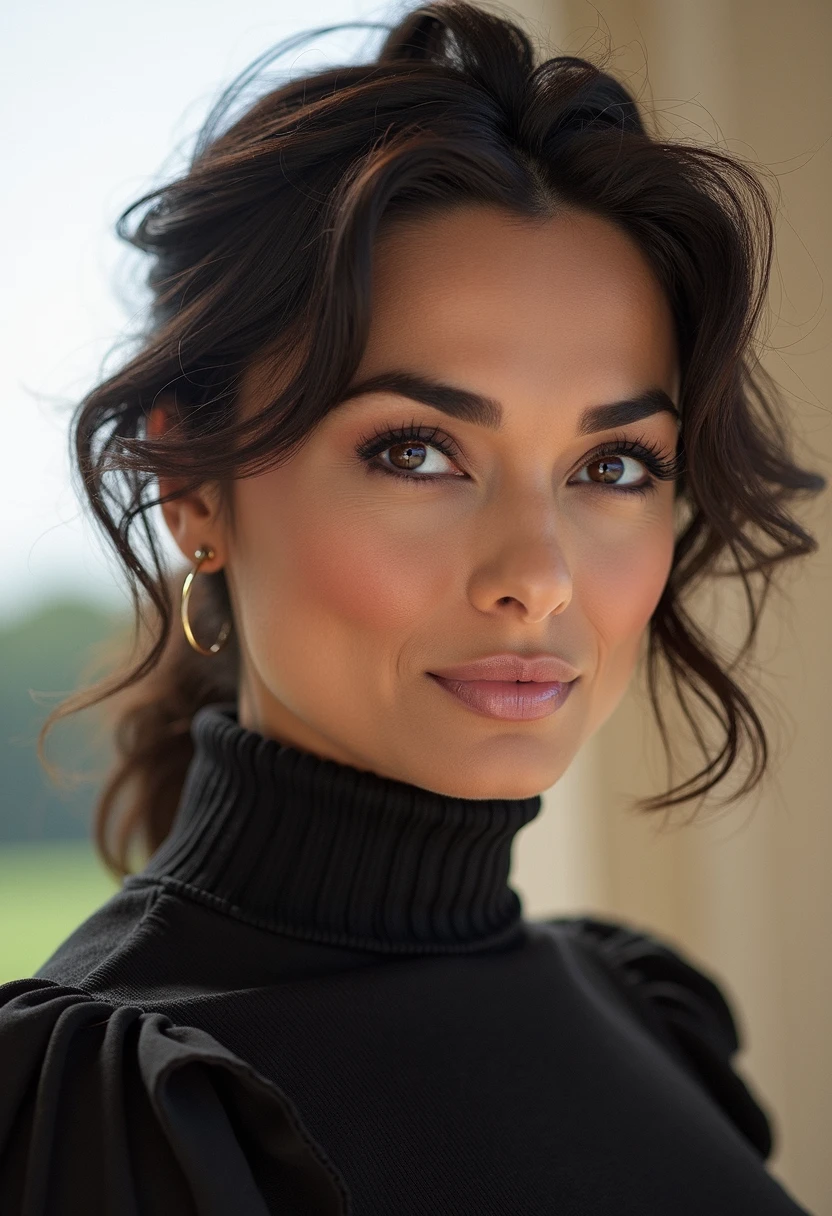 ultra high definition portrait of AH woman, sharp focus, abraham lincoln monument in the background