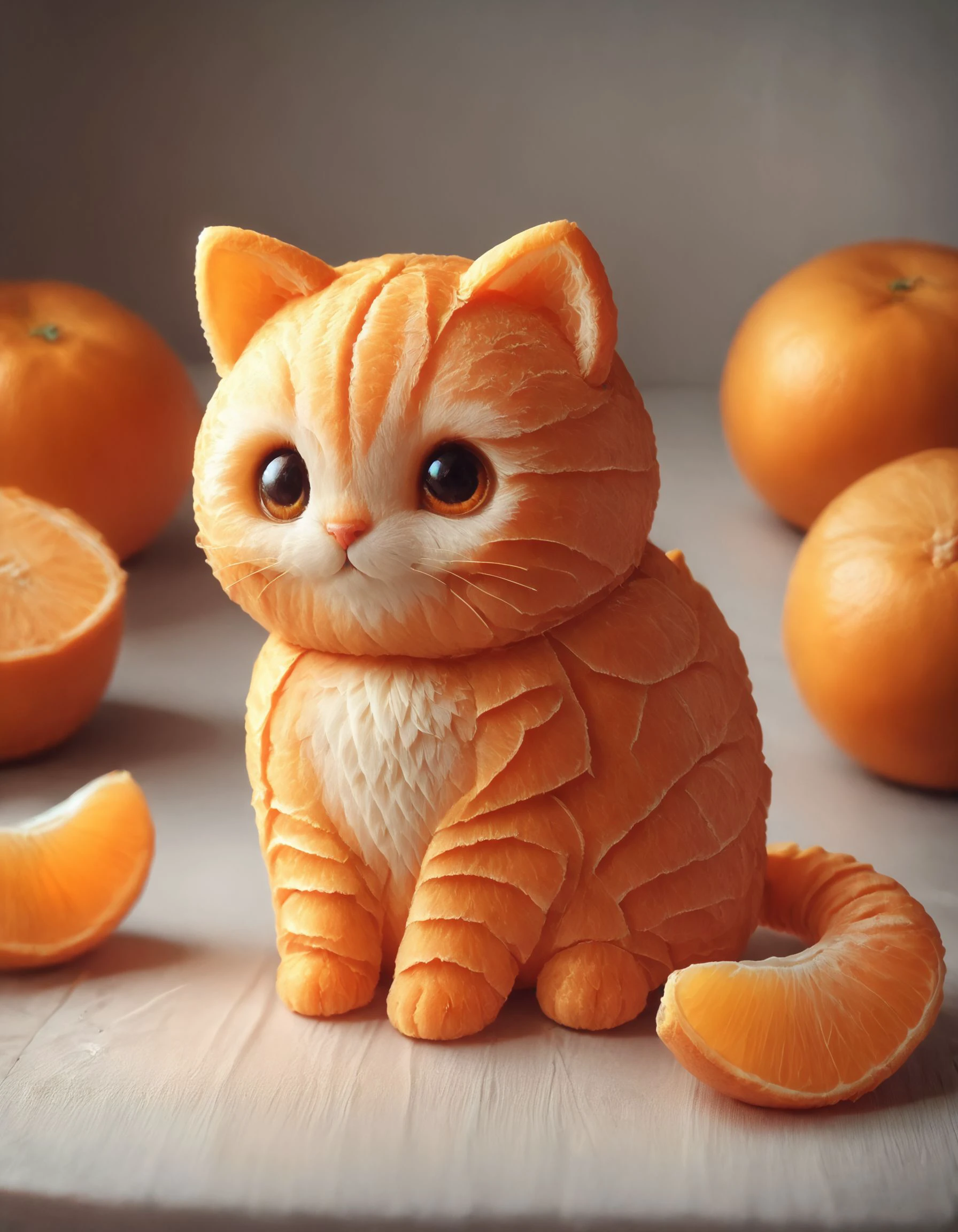 score_9, score_8_up, score_7_up, score_6_up, score_5_up,
photo of a cute cat, made out of tangerine, oranges, tangerines
<lora:Tangerine:1>