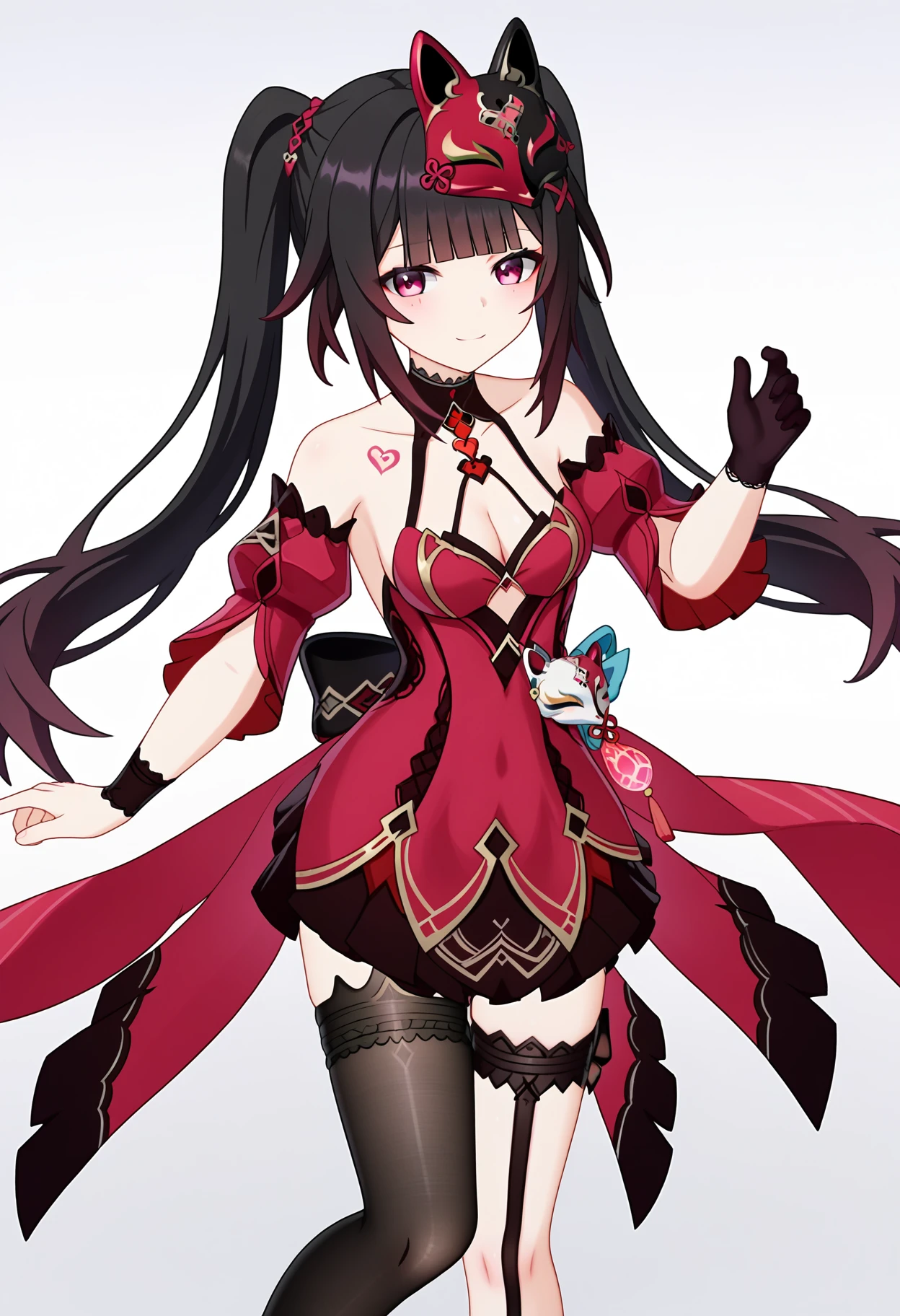 masterpiece, best quality, 1girl, tokisaki kurumi, <lora:qqq-tokisaki_kurumi-v1:0.7>