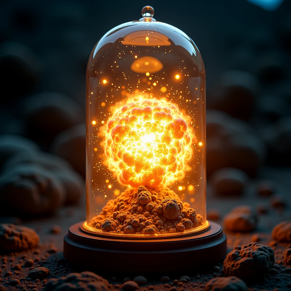 An exploding supernova inside a bell jar.
bljrCE style