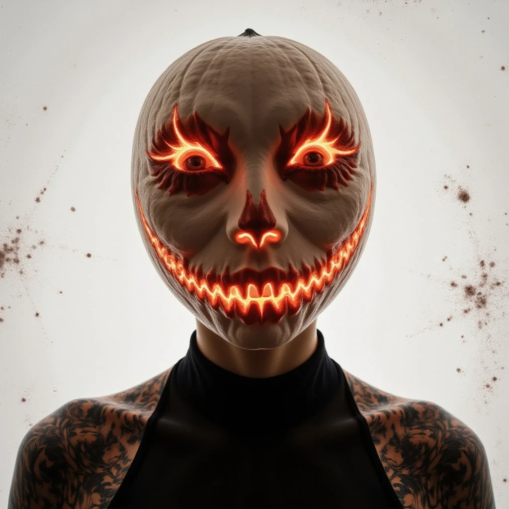 Neon Pumpkin Face v1.0