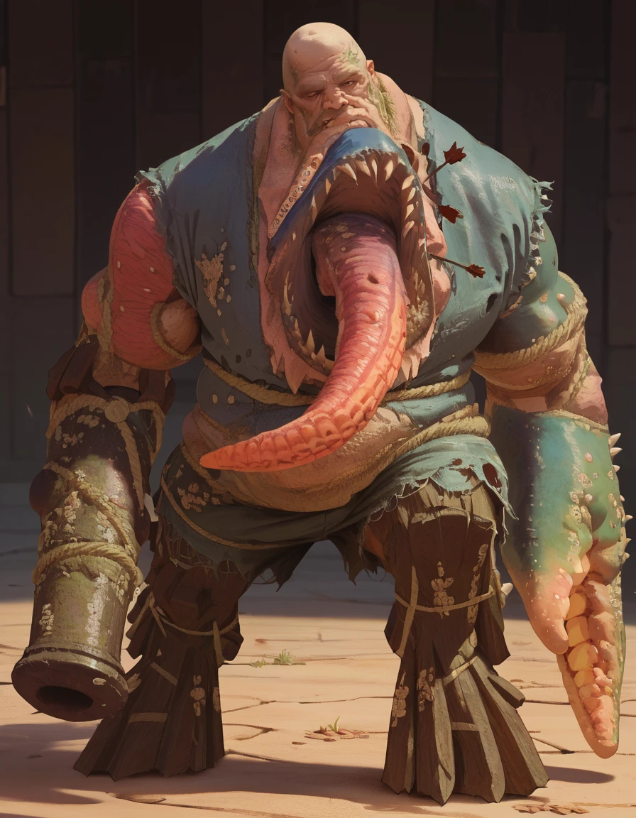 ((High resolution, best quality, masterpiece, high detailed, ultra-detailed face, detailed eyes)),
((Tharsix, Kemo Coliseum, anthro, furry, male, bear, musclegut, fluffy, scars, armor, bracers, gloves, Penis)),
BREAK (cum, cum everywhere, excessive cum, cum on body, cum on chest, cum on face, cum on penis:1.3),
(Frown:1.2), (grin:1.7), (angry:1.5), (Blush saliva sweat:1.1) (closed eyes:2.2),
(all fours:1.2),
(tentacles, tentacles sex, anal sex, bound wrists by tentacles, bound torso by tentacles:1.4), (solo,solo foucs),