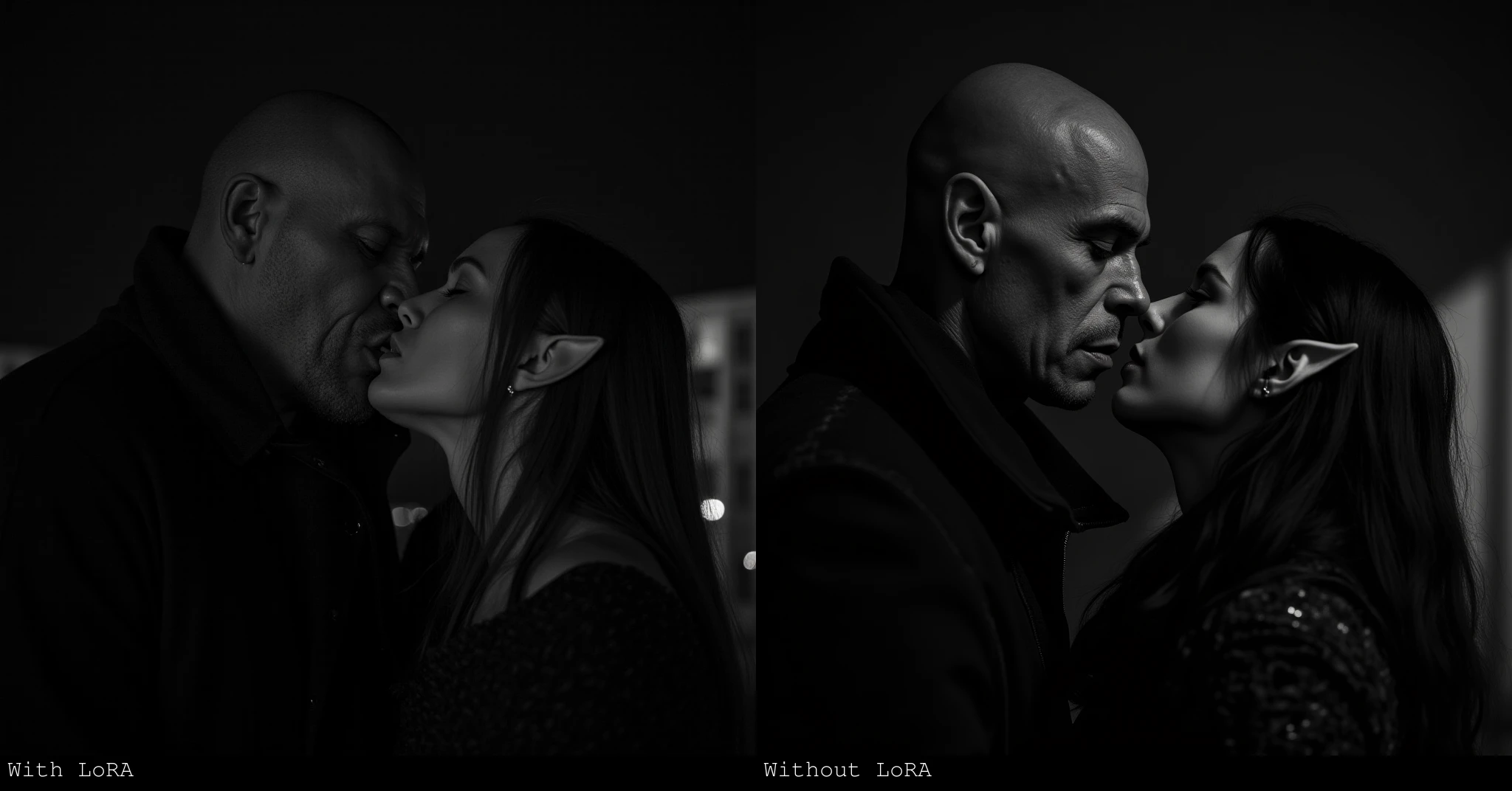 Flux Two People Kissing LoRA