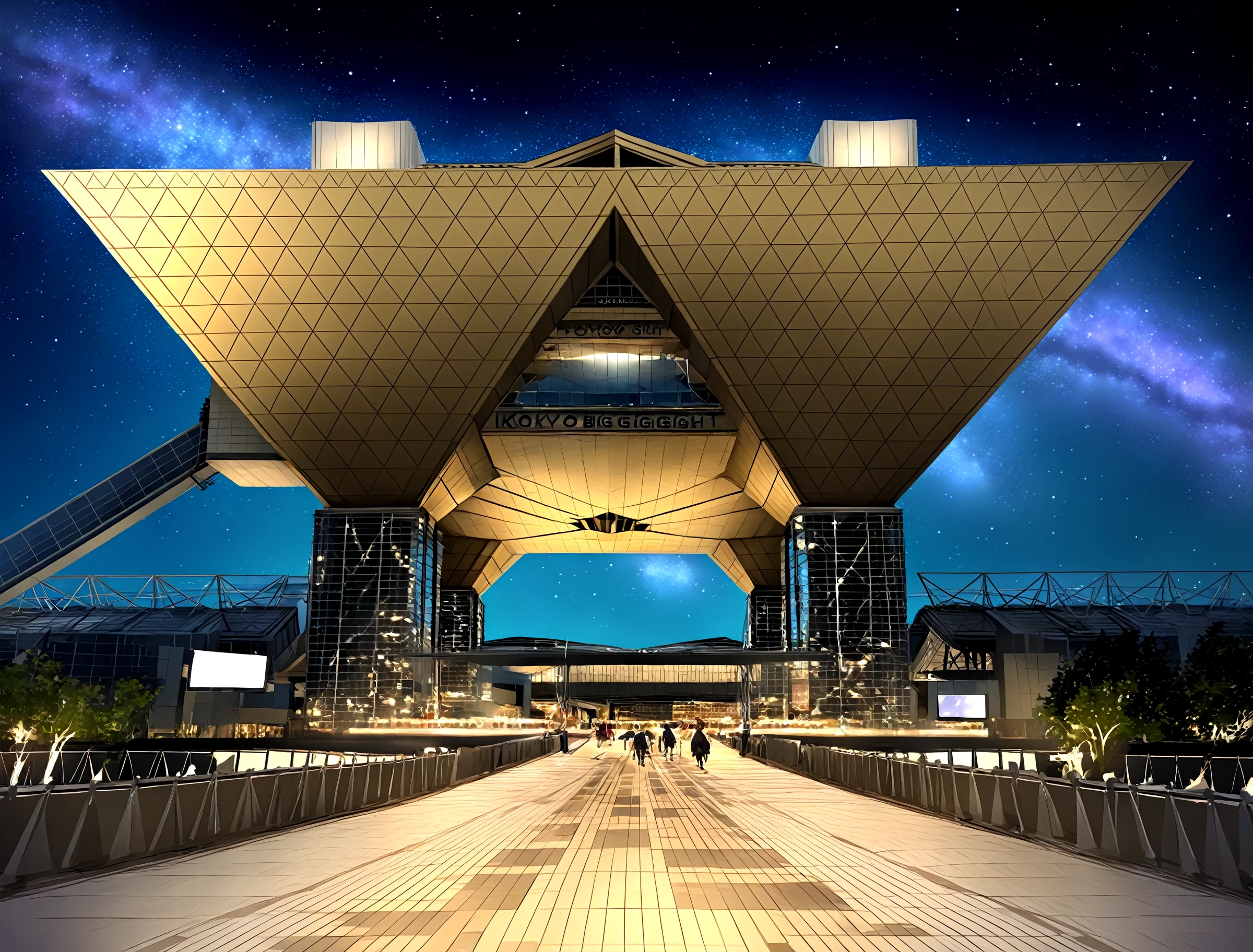 <lora:Tokyo-Bigsight-IllustriousXLV01-V1>
(masterpiece, very aesthetic, absurdres:1.4), best quality, newest, perfect anatomy, perfect lighting, anime coloring BREAK
light rays, rim lighting, reflection, depth of field, blurry background BREAK
(no humans:1.3) BREAK
bigsight, kokusaitenjijou, road, pavement, night, (starry sky, milky way:1.3)âââ