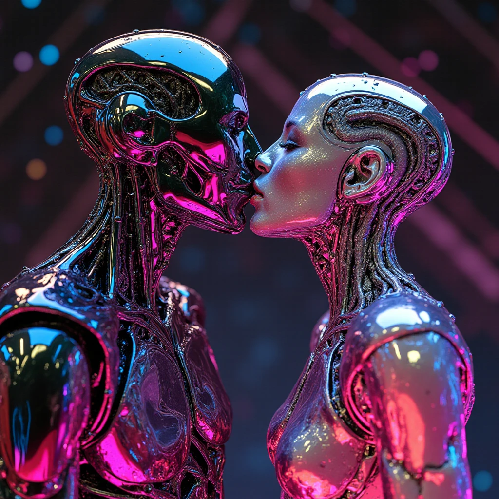 Flux Two People Kissing LoRA