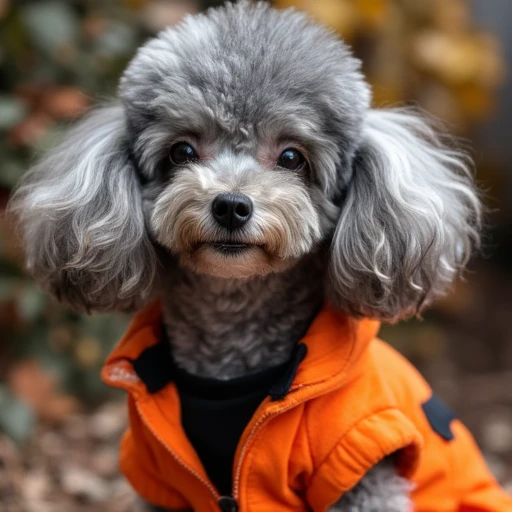 Cute Grey Poodle Pear (FLUX) V1