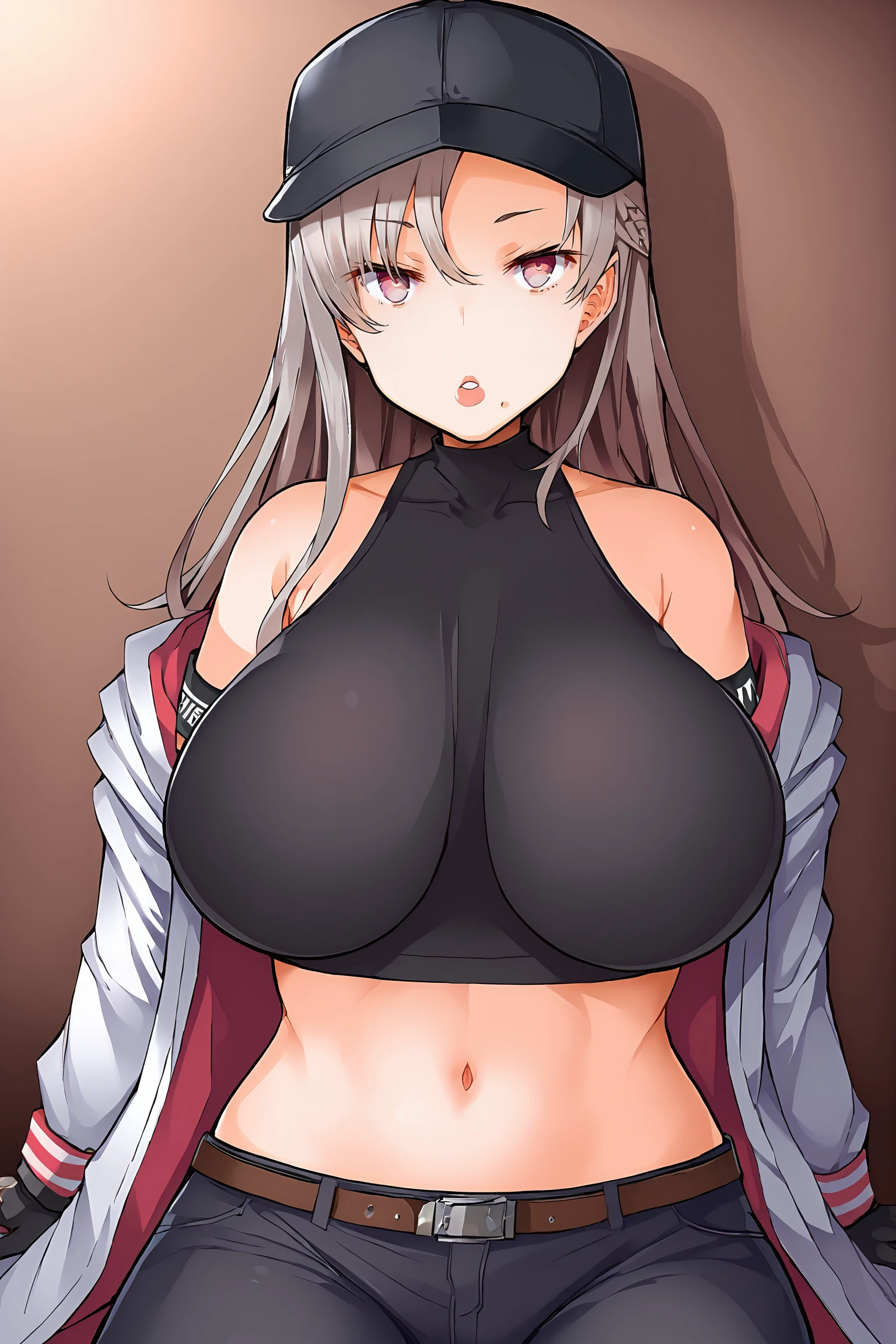 score_9, score_7_up,
BREAK
solo, 1girl,  parted lips, , 
BREAK
<lora:KishiroRen-v2:1>, Kishir0-R3n, pink eyes, grey eyes, grey hair, very long hair, large breasts, curvy, mole under mouth,
armband, bare shoulders, baseball cap, belt, black gloves, black headwear, black pants, black shirt, long coat, crop top, long sleeves, midriff, navel, off shoulder, open clothes, sleeveless shirt, white coat,
BREAK
Sitting, seiza,
waterfront promenade, coastal breeze, panoramic views, recreational,