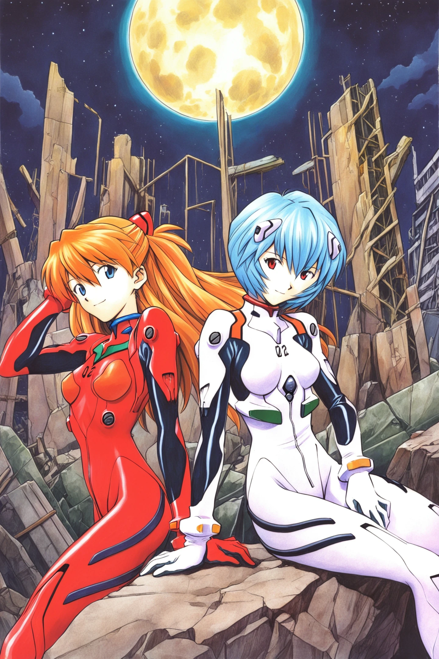[illustrious XL] Sadamoto Yoshiyuki/贞本义行 《EVANGELION》/《EVA》/《新世纪福音战士》 - Artist Style Kohaku_XL_v1.0