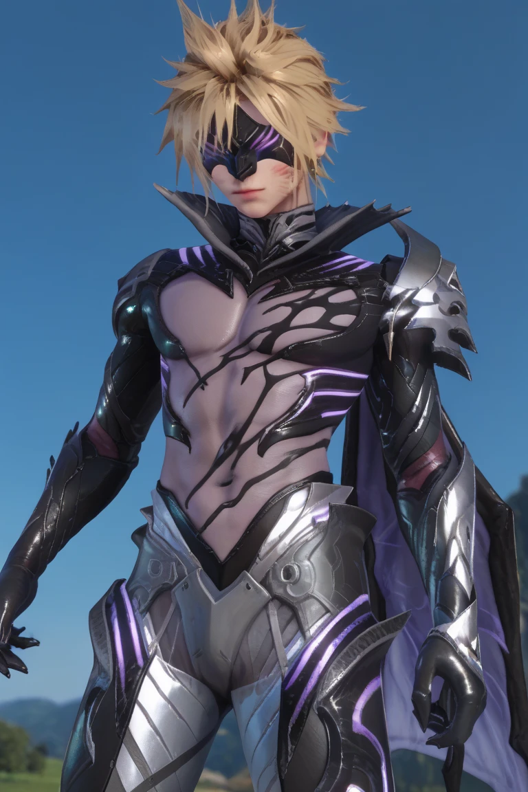 score_9, score_8_up, score_7_up, score_6_up, score_5_up, score_4_up
CLOUD_BAHA
BLONDE HAIR
MASK
BLACK ARMOR
GLOVES
BOOTS
1BOY
MALE FOCUS
SOLO
3d