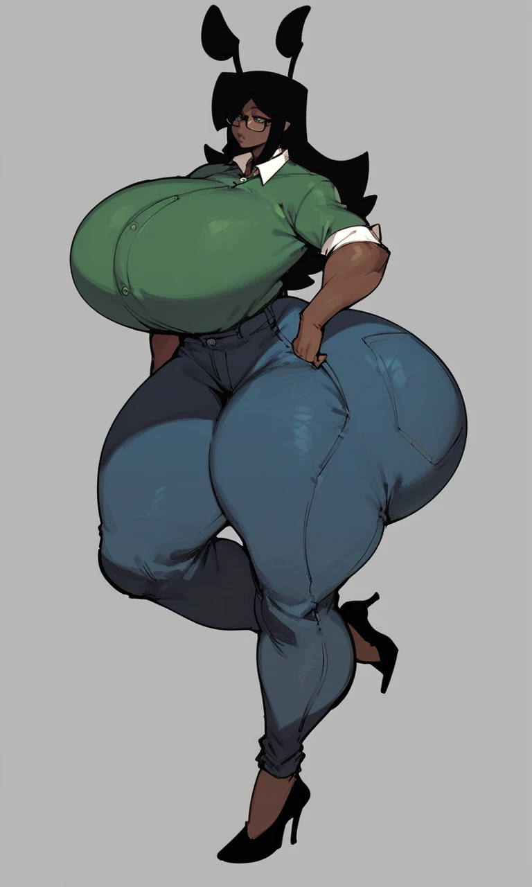 Lindsay (Total Drama Island) , Women, breasts and, huge butt, Futanari, huge cock, Dresses, huge bulge in pants, alone, cum in Courtney