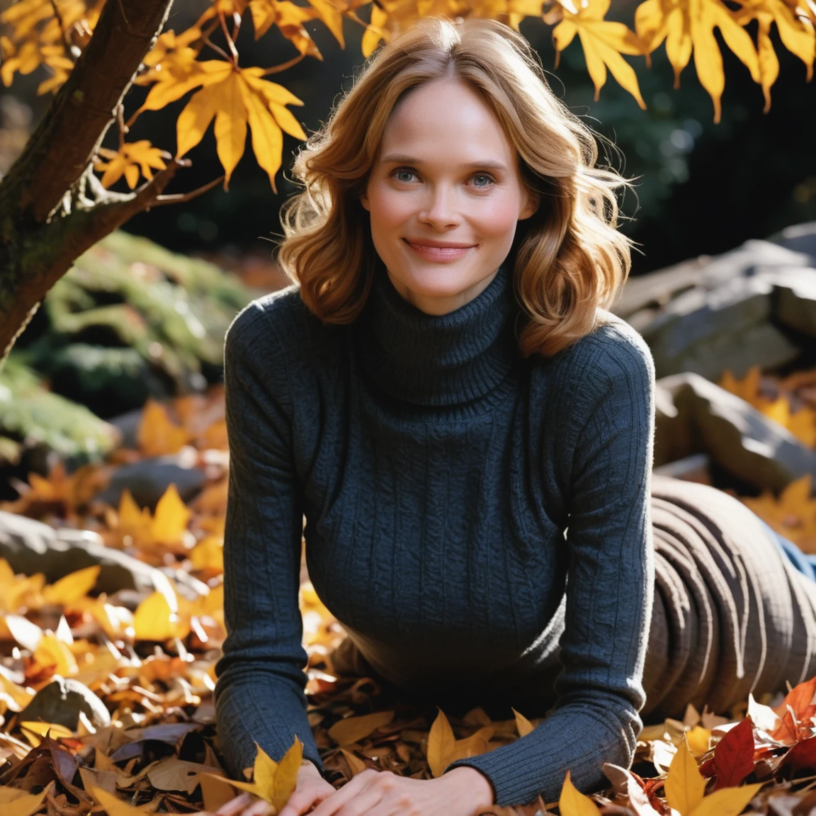 a professional absurdres sharp focus intricately detailed photograph Rachel_Blanchard with a gentle smile,
stuffing a body into a well amongst fallen fall foliage,
 <lora:Rachel_Blanchard-SDXL:0.85>, 
sfw, fully clothed with a turtleneck and everything,
 <lora:Darkness:0.6> (Darkness:1.3) <lora:DarkSpheraStyle:0.55> (DarkSpheraStyle:1.2)