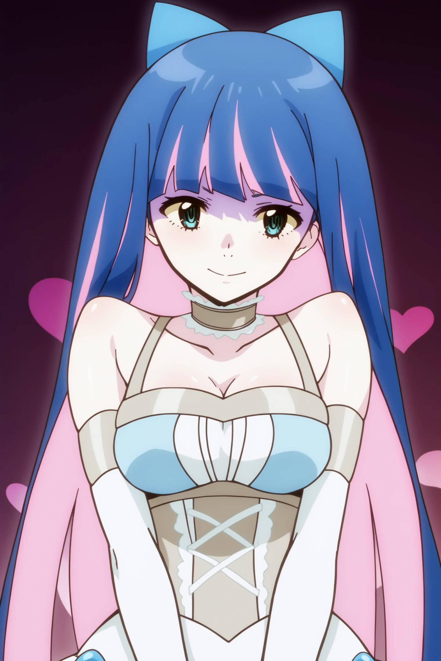 solo, Stocking <lora:PantyStocking-Stocking-PDXLvCute:0.8>