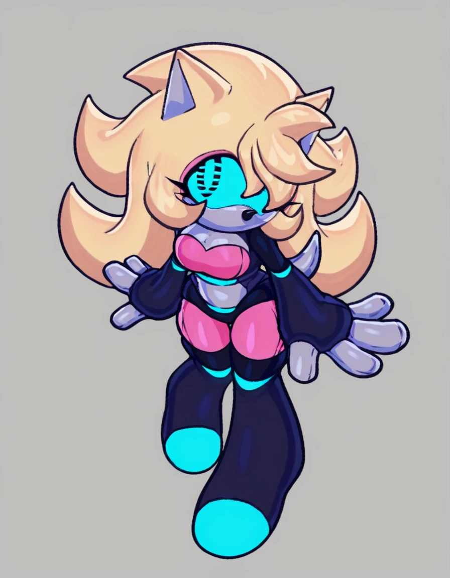 Tails Prower, shiny skin, rubberized