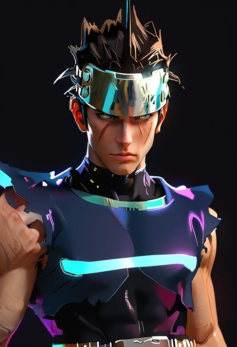 source_anime, score_9, score_8_up, score_7_up, (masterpiece:1.2), (best quality:1.3), <lora:Hayato_Kanzaki_Star_Gladiator:0.8> 1boy, hayato_srgd, headband, portrait, scar, simple background, aqua aura, facing viewer, angry expression, unreal engine 5, low poly, low-key lighting, lo-fi, glow, dynamic cinematic lighting, ray_tracing, global illumination <lora:Anime Style (Vauxz) PONY:0.8>