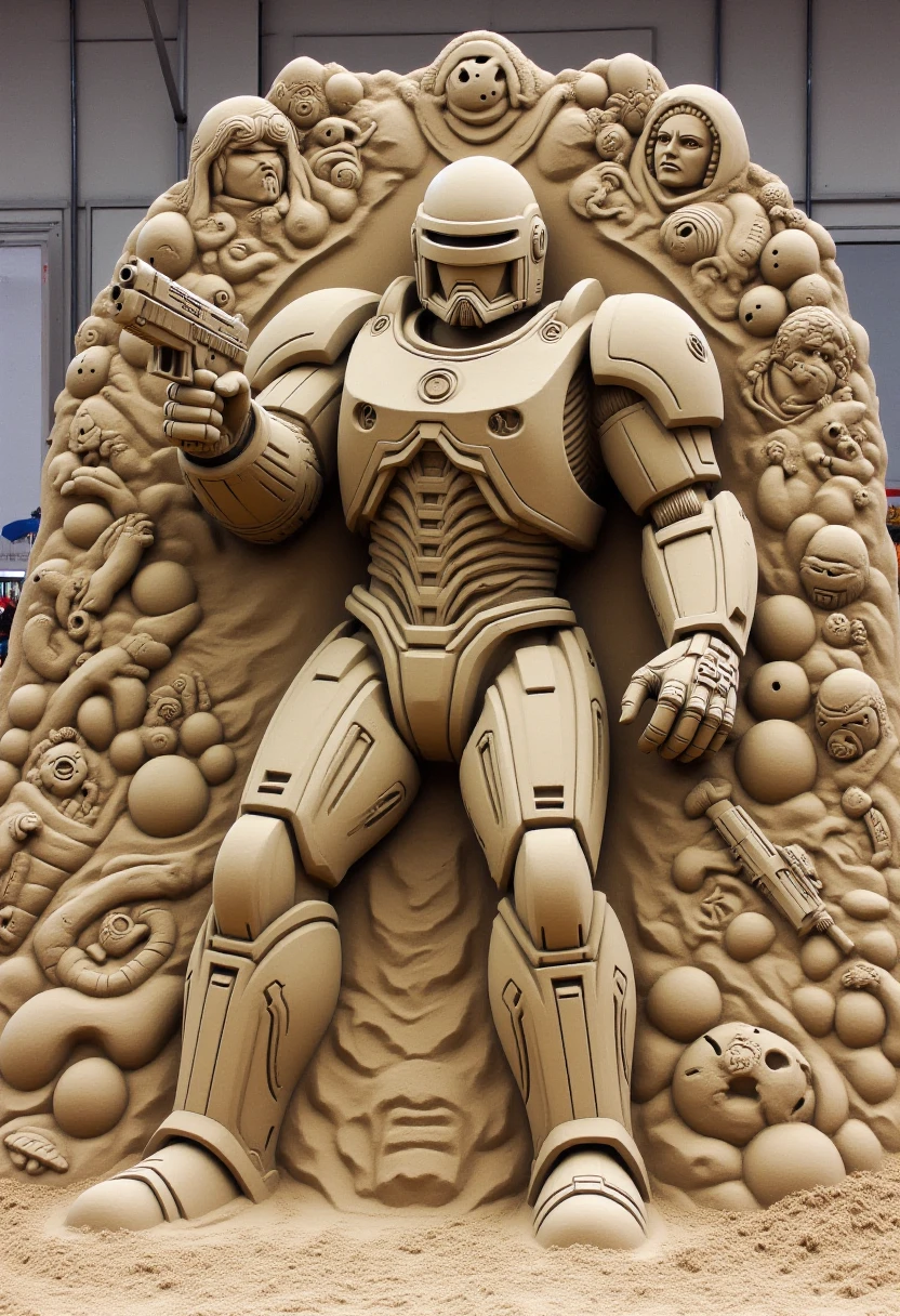 Sand Sculpture Sculptor [FLUX]