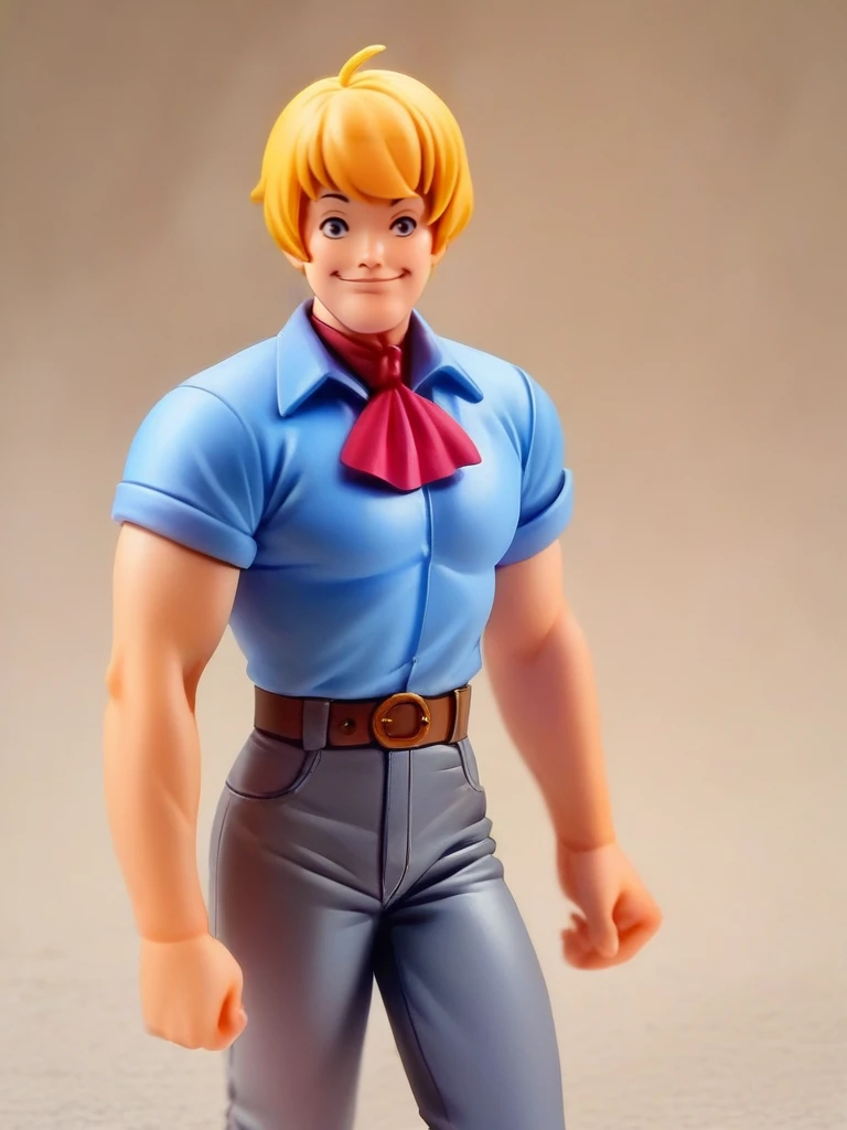 score_9, score_8_up, score_7_up, score_6_up, 1boy, dynamic pose, smile, looking at viewer, cowboy shot,
 <lora:AlanMarberry_character:0.85>, AlanMarberryXLP, blonde hair, short hair, blue shirt, pants, belt, red ascot, cartoon, <lora:Anime_Figure_P1:0.85> figure