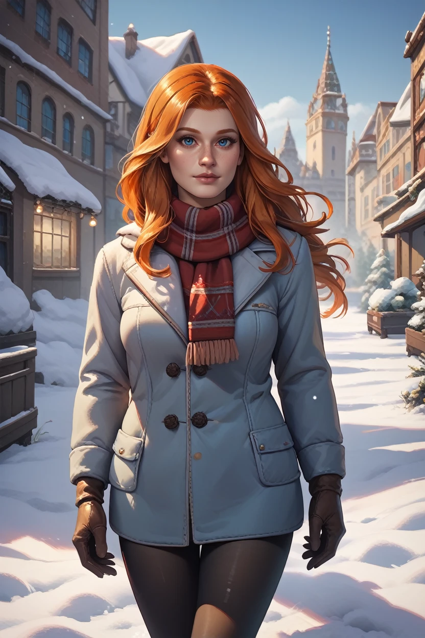 score_9, score_8_up, score_7_up,
<lora:Spider2MaryJ:0.8>
Spider2MaryJ, 1girl, orange hair, long hair, blue eyes, looking at viewer, winter clothes, scarf, gloves, black pantyhose, snow, outdoors, city, standing, cowboy shot