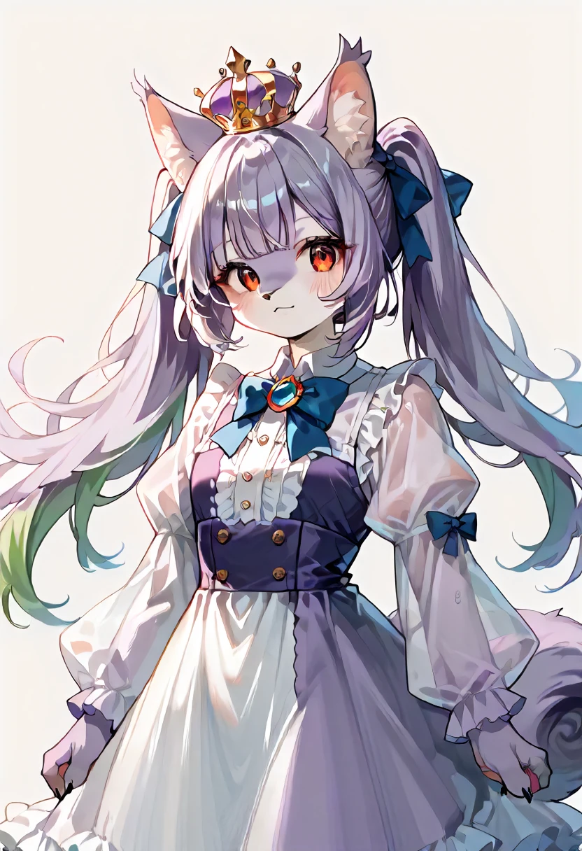 best resolution,score_9,score_8_up,score_7_up,score_6_up,score_8,score_7,score_6,best quality,masterpiece,source_anime,1girl,Mauveko, see-through sleeves, long sleeves ,bow,purple  dress,crown, <lora:my_OC_No.01_Mauvekoã¢ã³:1>