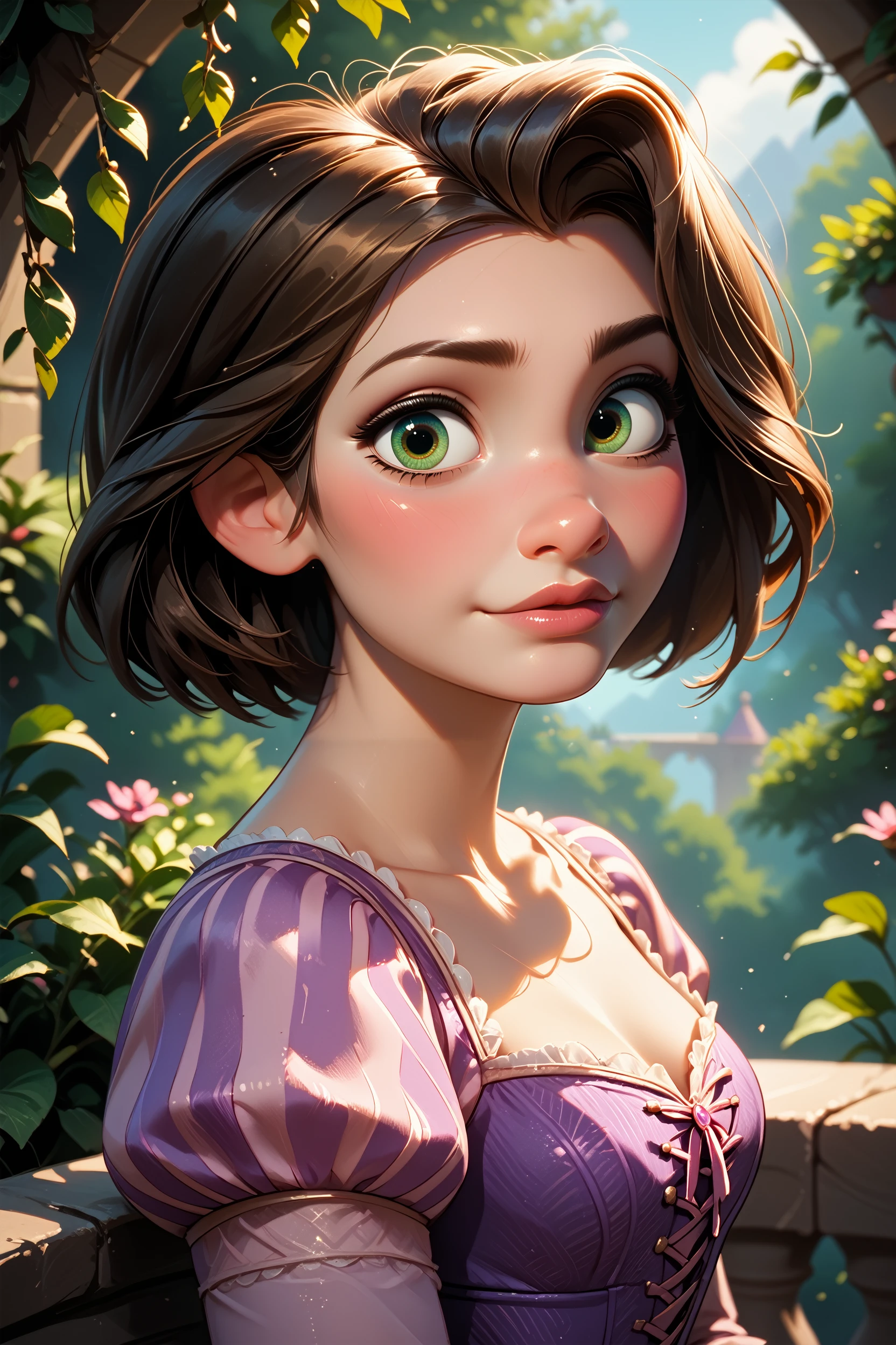 score_9, score_8_up, score_7_up,
<lora:DisneyRapunzel:1.0>
DisneyRapunzel, 1girl, brown hair, green eyes, short hair, looking at viewer, portrait