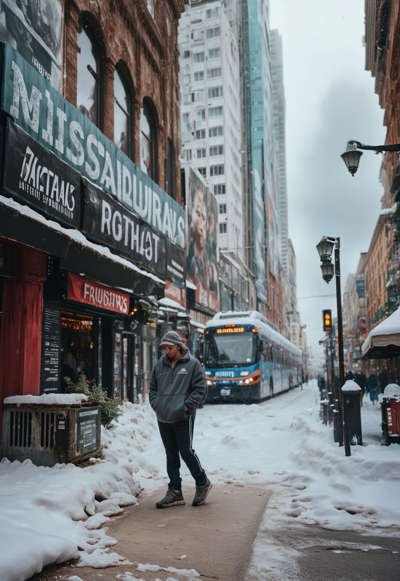 m1dw3st, (realistic photograph:1.3) of downtown Minneapolis in the (middle of winter:1.2), showcasing (snow-covered streets:1.4), (frosty buildings:1.3), and (people bundled up:1.2) against a backdrop of (gray skies:1.1), (downtown, Minneapolis, Minnesota), Emphasize the (crisp air:1.2) and (urban atmosphere:1.3), inspired by the works of (Andreas Gursky:1.4) and (Edward Burtynsky:1.3), score_9, score_8_up, score_7_up, score_6_up, score_5_up, score_5_up, score_4_up