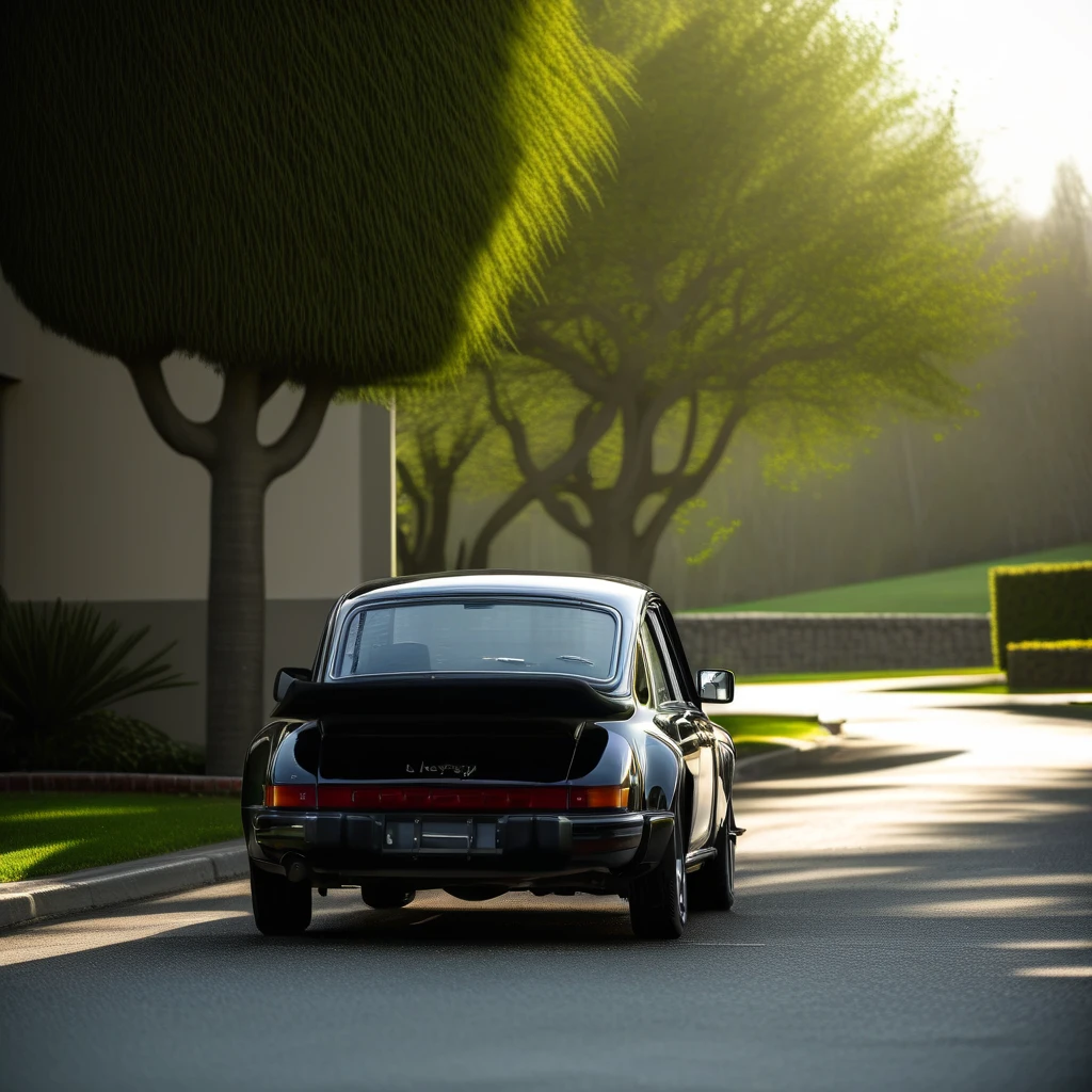 outdoors, tree, scenery, road, motor vehicle, wheel, reflection, shadow