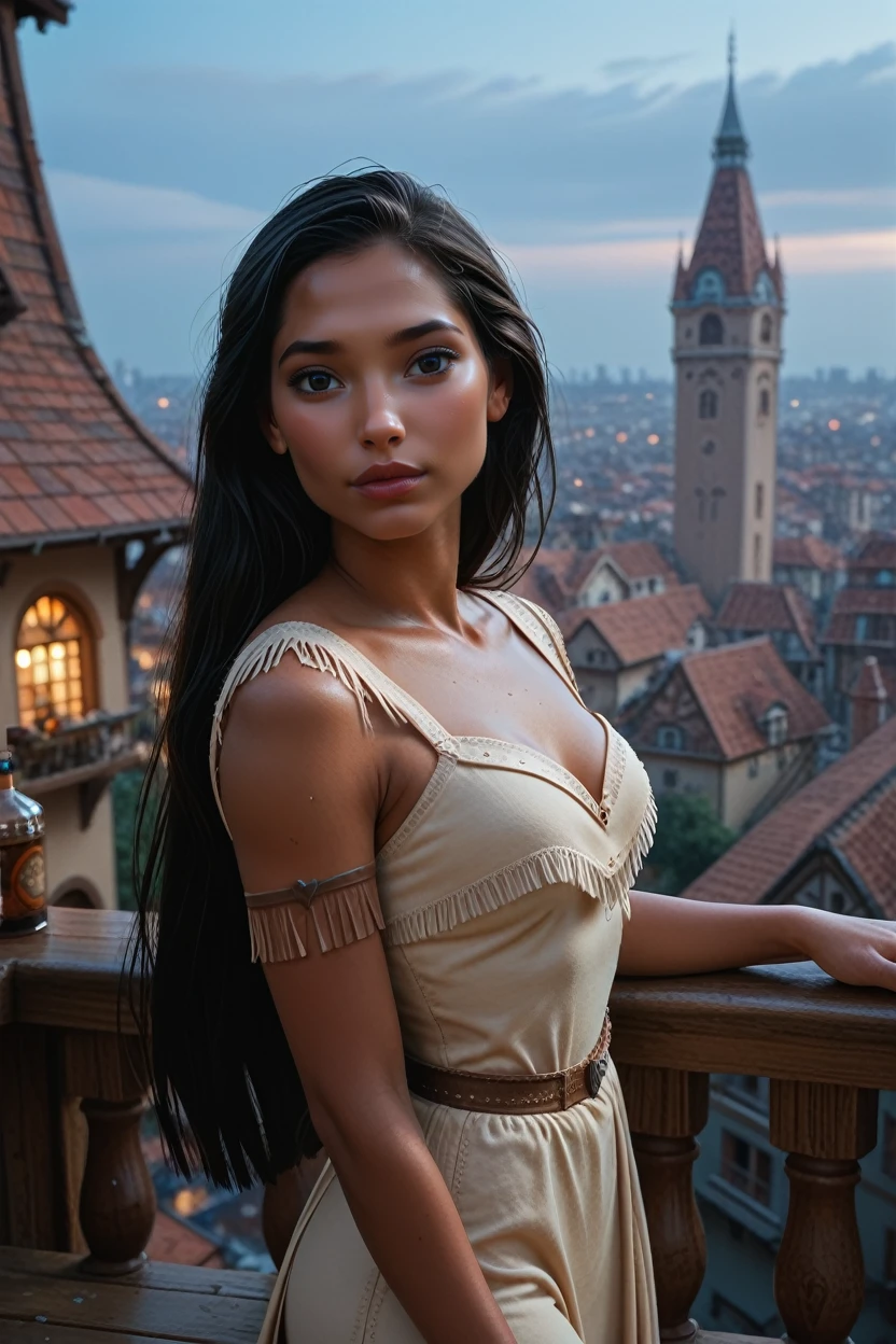 score_9, score_8_up, score_7_up, score_6_up
<lora:DisneyPocahontas:0.8>
DisneyPocahontas, 1girl, black hair, black eyes, long hair, dark skin, looking at viewer, overlooking the city from a rooftop bar at night, cute outfit, standing