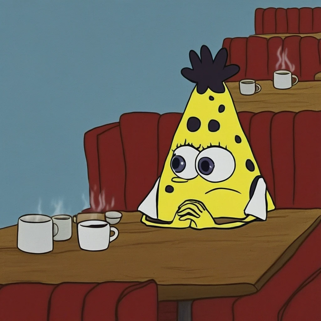 SpongeBob In diner | Concept pose