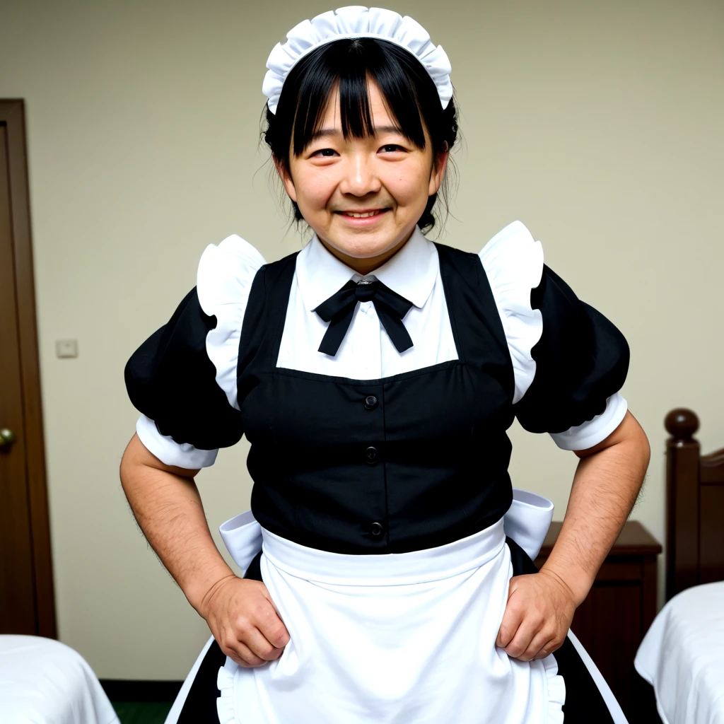 ((Top Quality)), ((8K)), ((Masterpiece: 1.3)), (Perfect Appearance), (Photorealism: 1.2), ((Unrealistic Composition)), (standing woman),
(Inside a tourist train), Japanese woman working as a purser on a sightseeing train, (Occupation is parser), (52 years old), married woman, ((Realistic skin texture 1.8)), (Fine wrinkles throughout the skin: 1.3), (Dull skin: 1.1), (Skin without moisture: 1.2) , (Wrinkles on the face: 0.9), (Wrinkles on the corners of the eyes: 1.2), Double eyelids, tear bags on the lower eyelids, (Crying moles: 0.9), smiling with lips slightly open, (Dimples: 1.2), Short hair, (wearing a purser's uniform ), (Sky blue short-sleeved collared shirt, colorful chief tied around the collar, dark blue tight skirt, black stockings, pumps), (knee length skirt), ((whole body)),