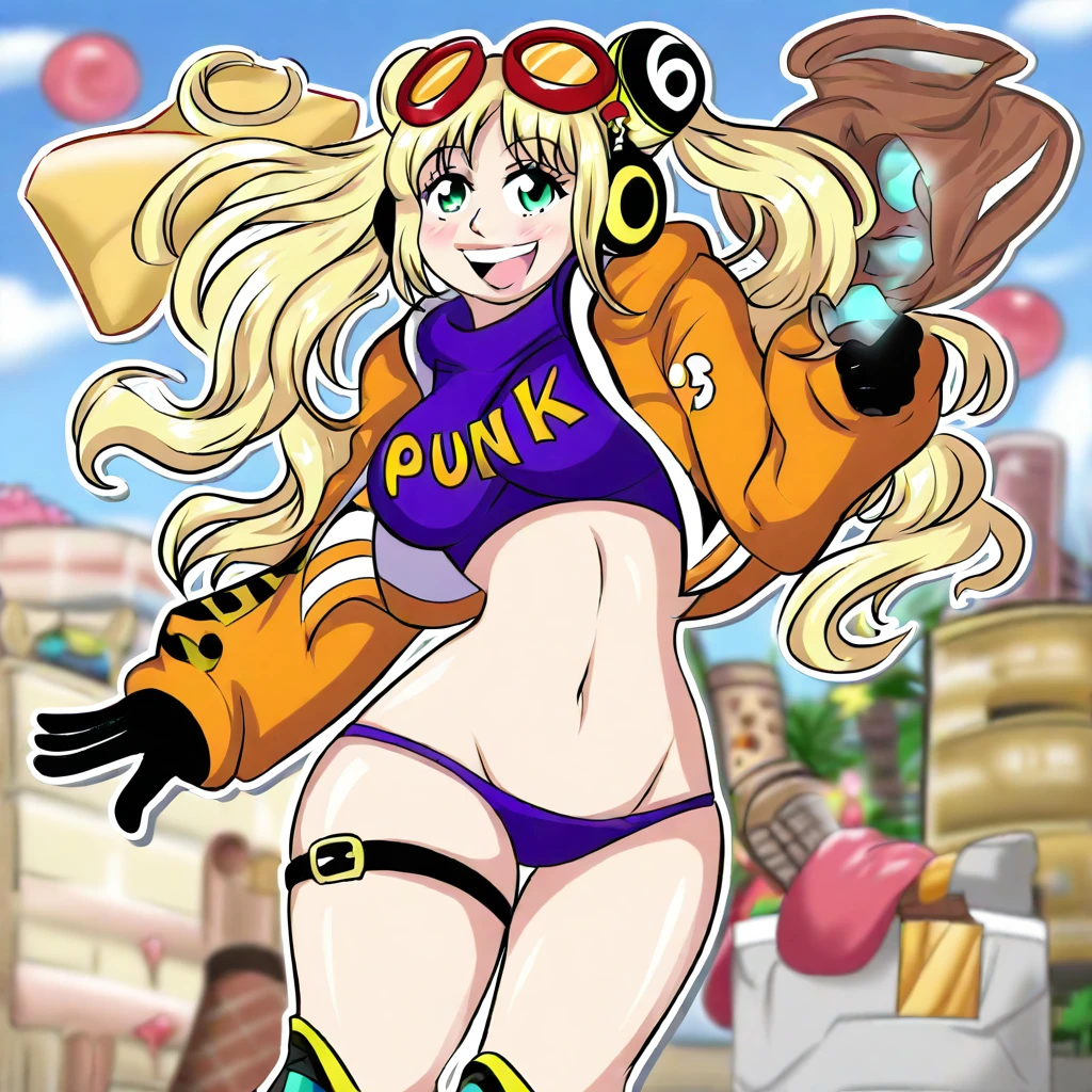 a close up of a drawing of a woman in a bikini next to a man, digital art. colorful comic, comic digital art, 3 d neon art of a womens body, digital art!!, airbrush digital art, digital art hi, [ digital art ]!!, digital art cartoon, digital art picture, humanoid pink female squid girl, colored screentone